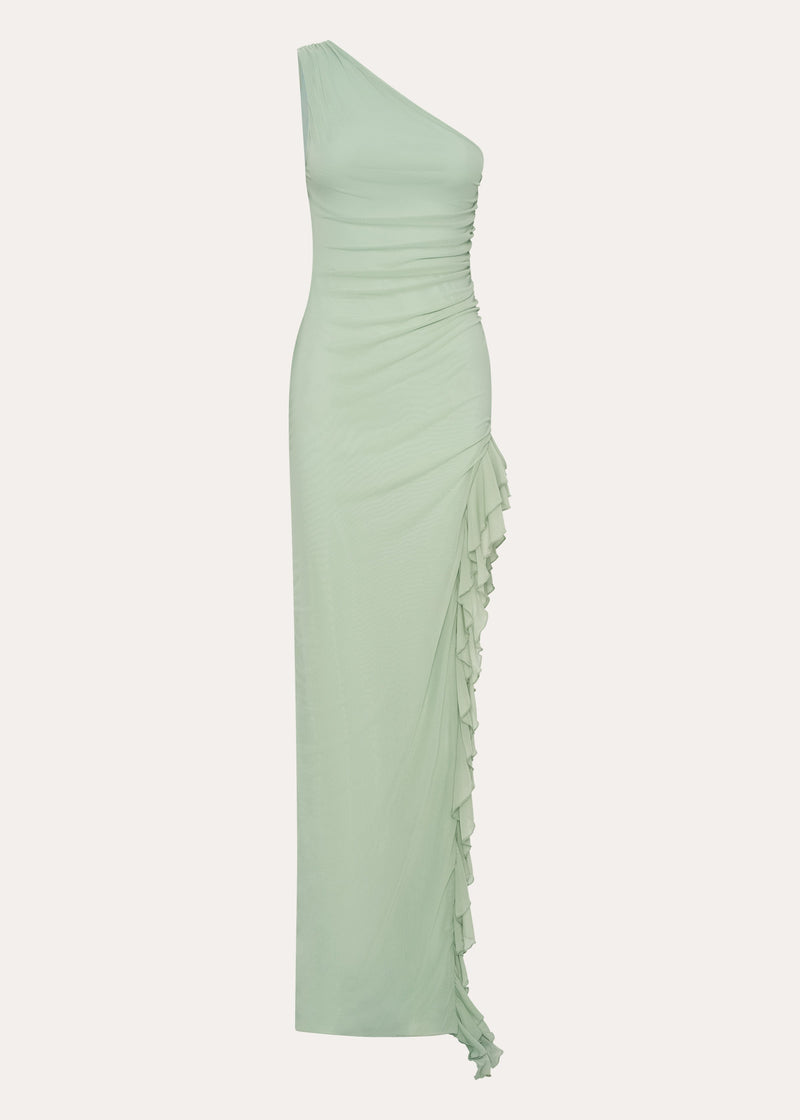 Clarence Maxi Dress Sage 7 Peppermayo