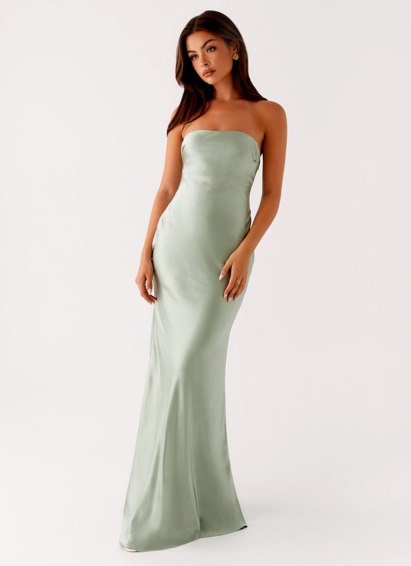 Monte Carlo Maxi Dress Sage 6 Peppermayo