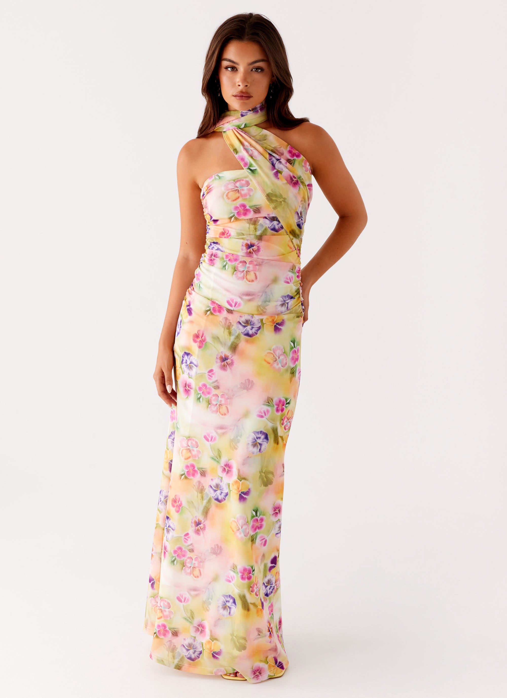 day sunburst sleeve maxi dress Sunny Days Linen Blend Maxi Dress