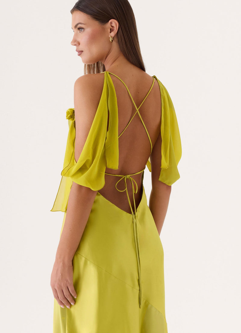 Anabella Maxi Dress - Olive Green