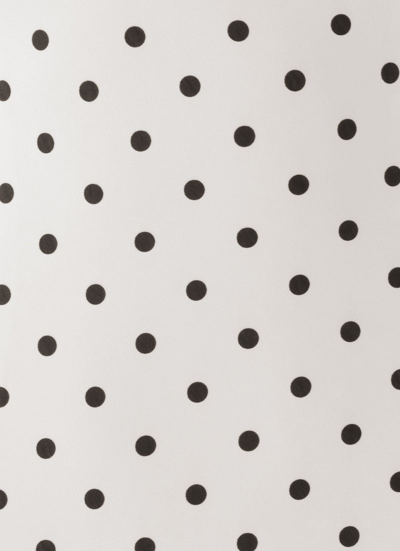 Adriana Mini Dress - Cream Polka Dot