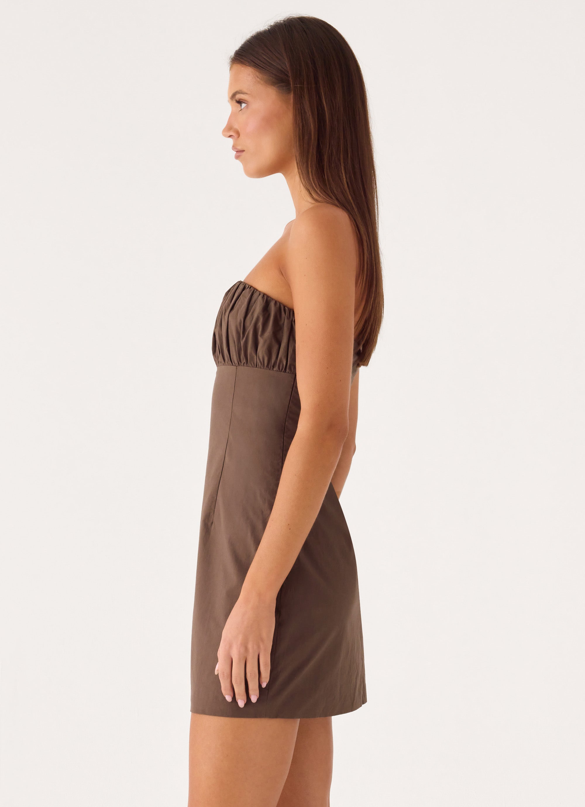 brown mini dress near me Thats So Fetch | Mace Bodycon Mini Dress | Brown