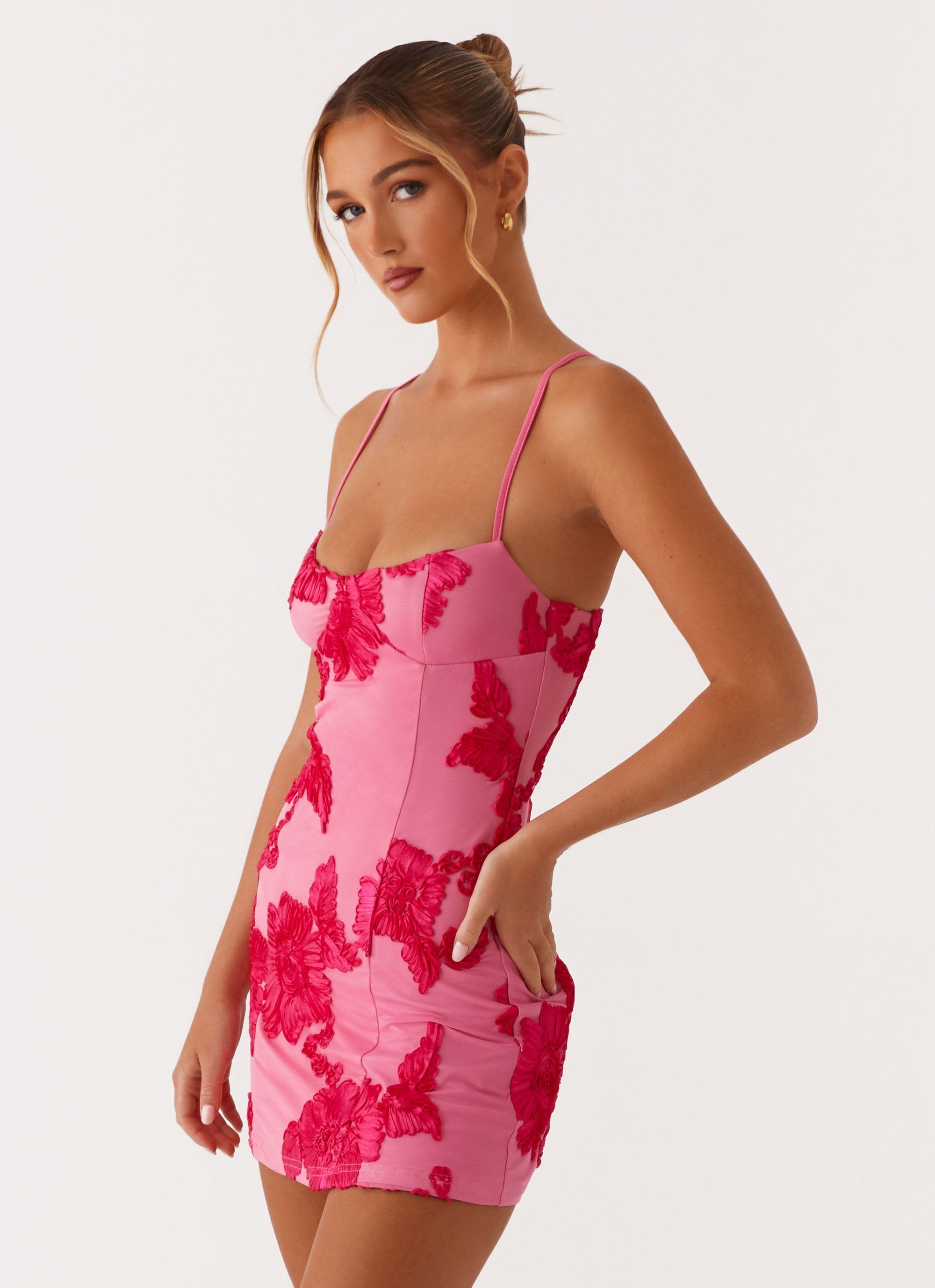 Alivia Micro Mini Dress - Pink Alivia Micro Mini Dress - Pink