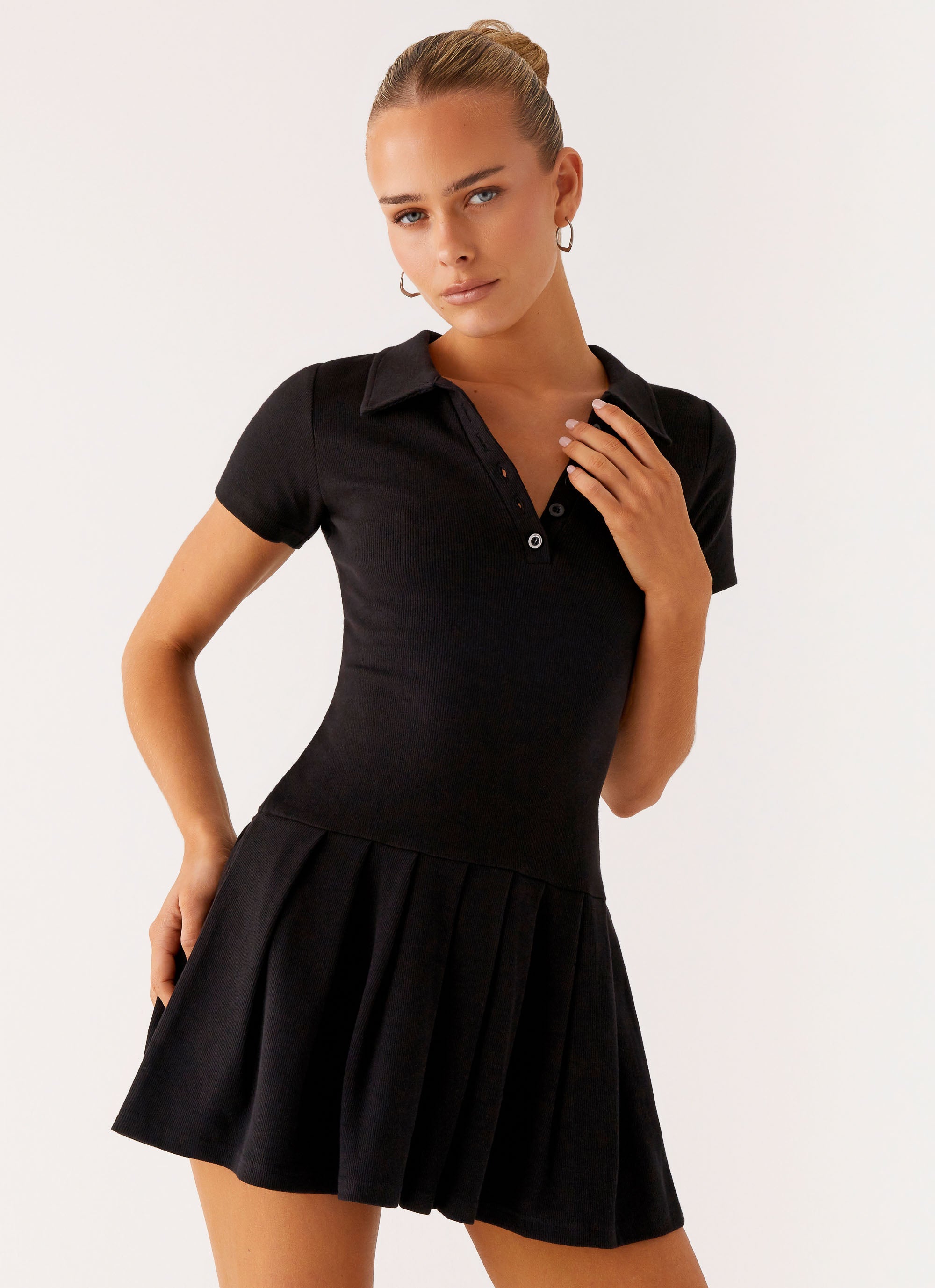 Alondra Mini Dress - Black Black / US 18 Alondra Mini Dress - Black Black / US 18