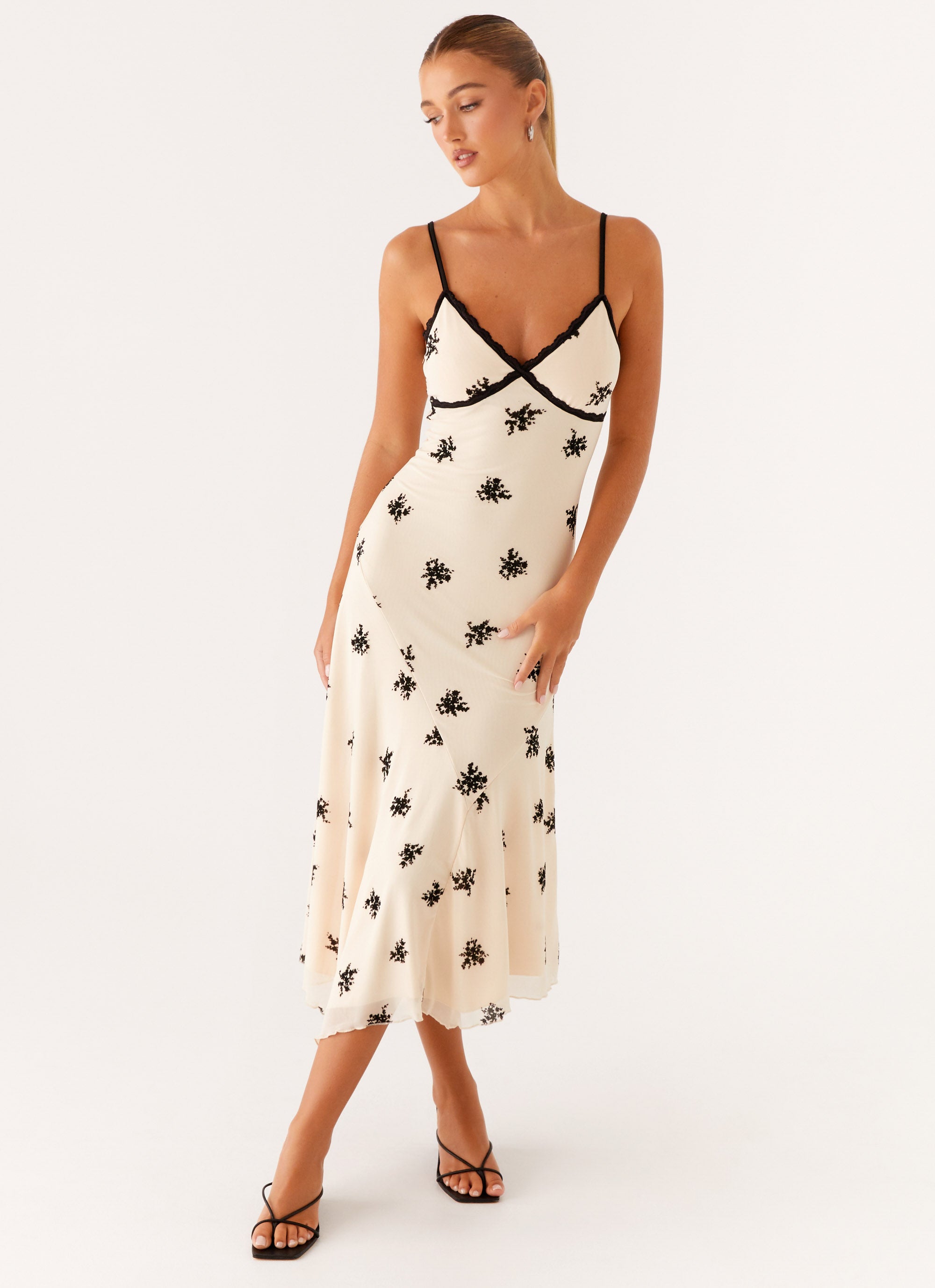 Amelia Midi Dress - Nude Nude / US 8 Amelia Midi Dress - Nude Nude / US 8