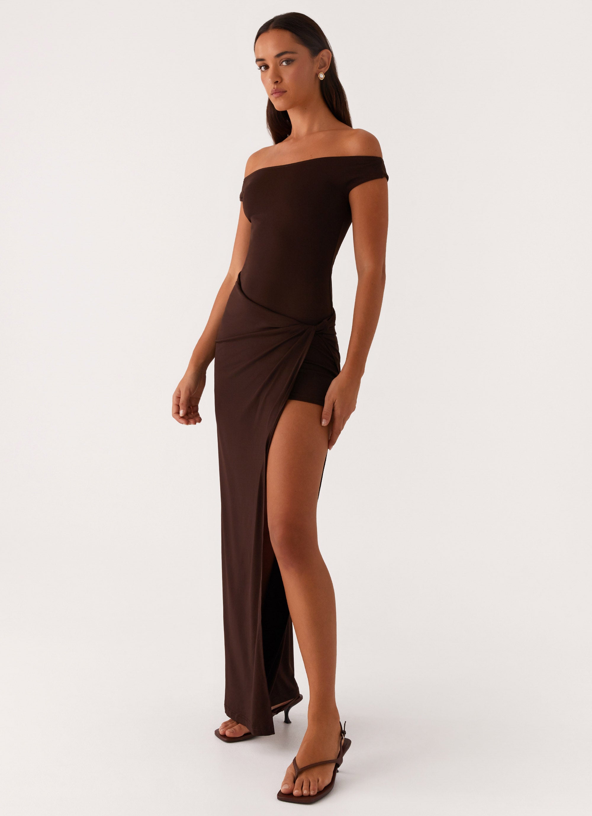 Amerie Maxi Dress - Chocolate Peppermayo US Amerie Maxi Dress - Chocolate Peppermayo US