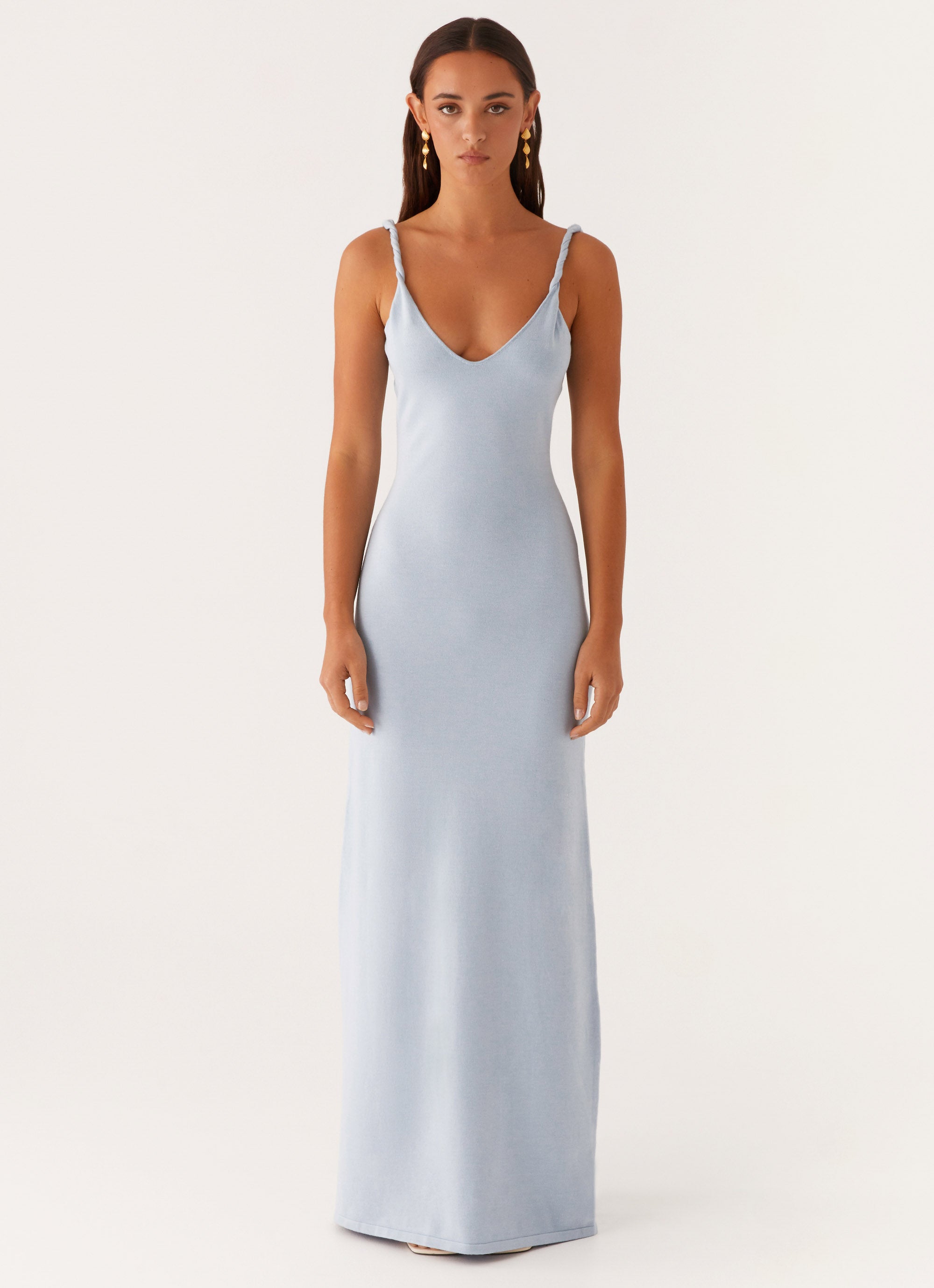 Anastasia Maxi Dress - Blue Blue / L-XL Anastasia Maxi Dress - Blue Blue / L-XL
