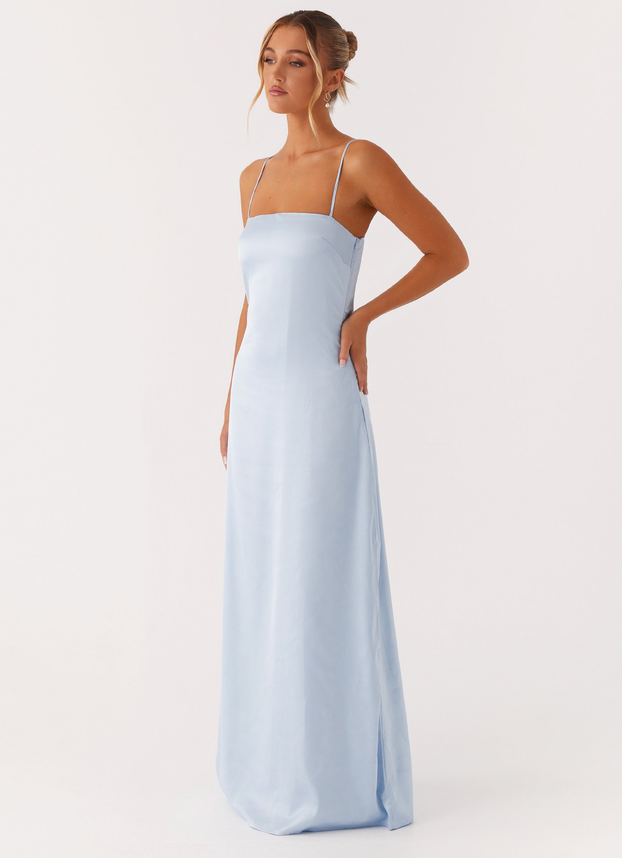 Aster Bloom Maxi Dress - Blue Blue / US 12 Aster Bloom Maxi Dress - Blue Blue / US 12