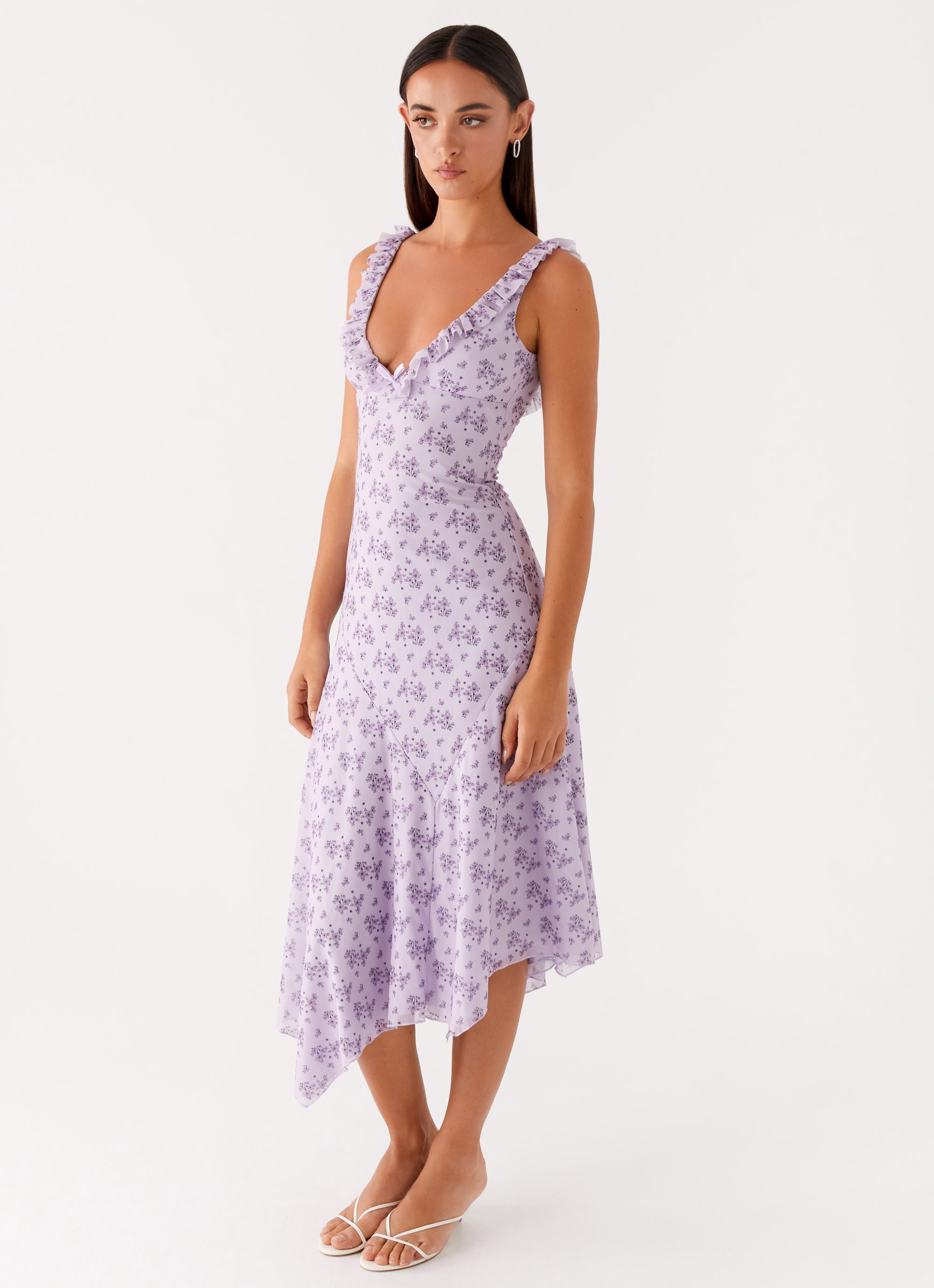 Asteri Midi Dress - Lavender Meadow Asteri Midi Dress - Lavender Meadow