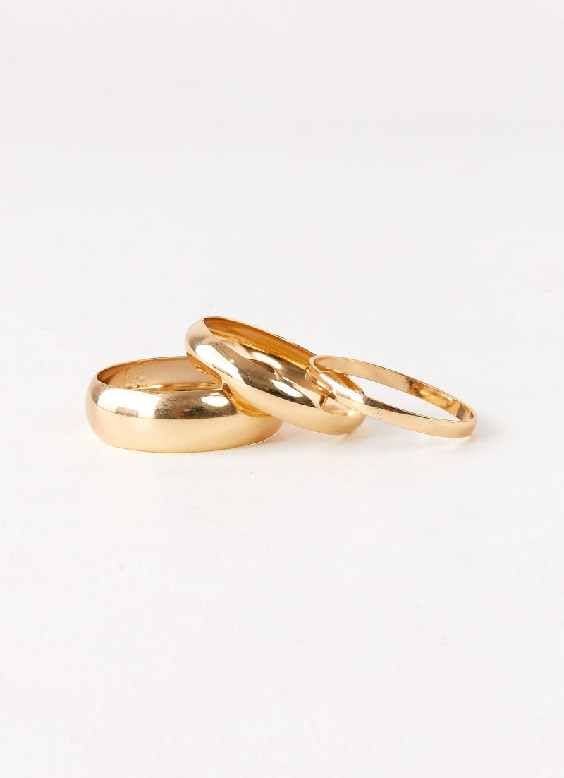Audra Bangles - Gold