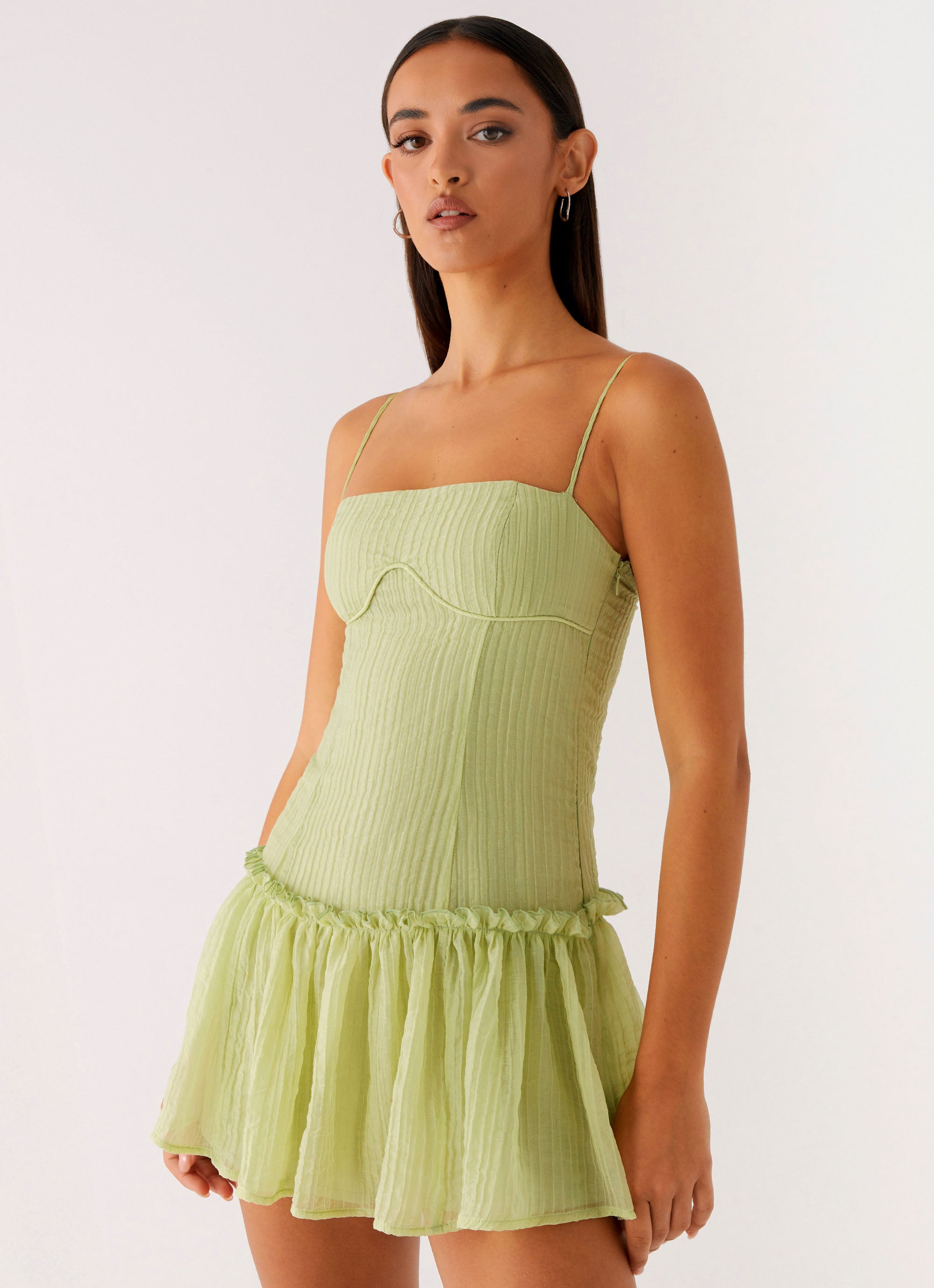Bambini Mini Dress - Green Green / US 18 Bambini Mini Dress - Green Green / US 18