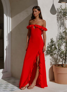 Braxton Maxi Dress - Red