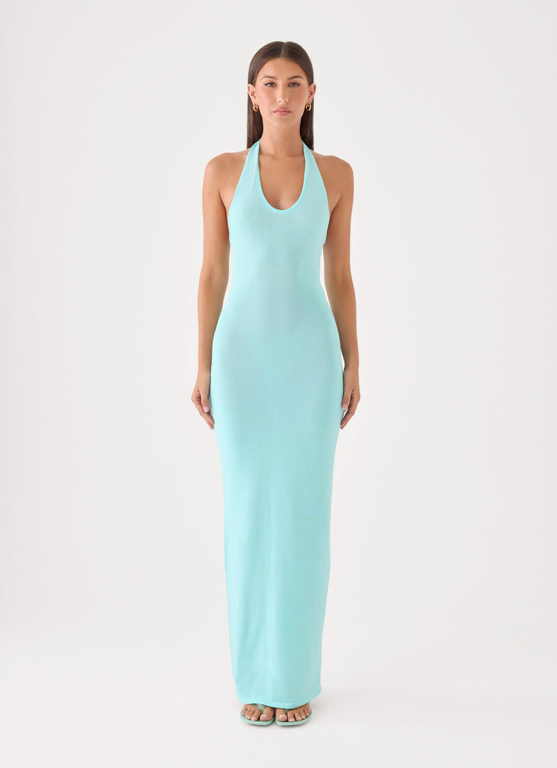 Brionne Maxi Dress - Aqua