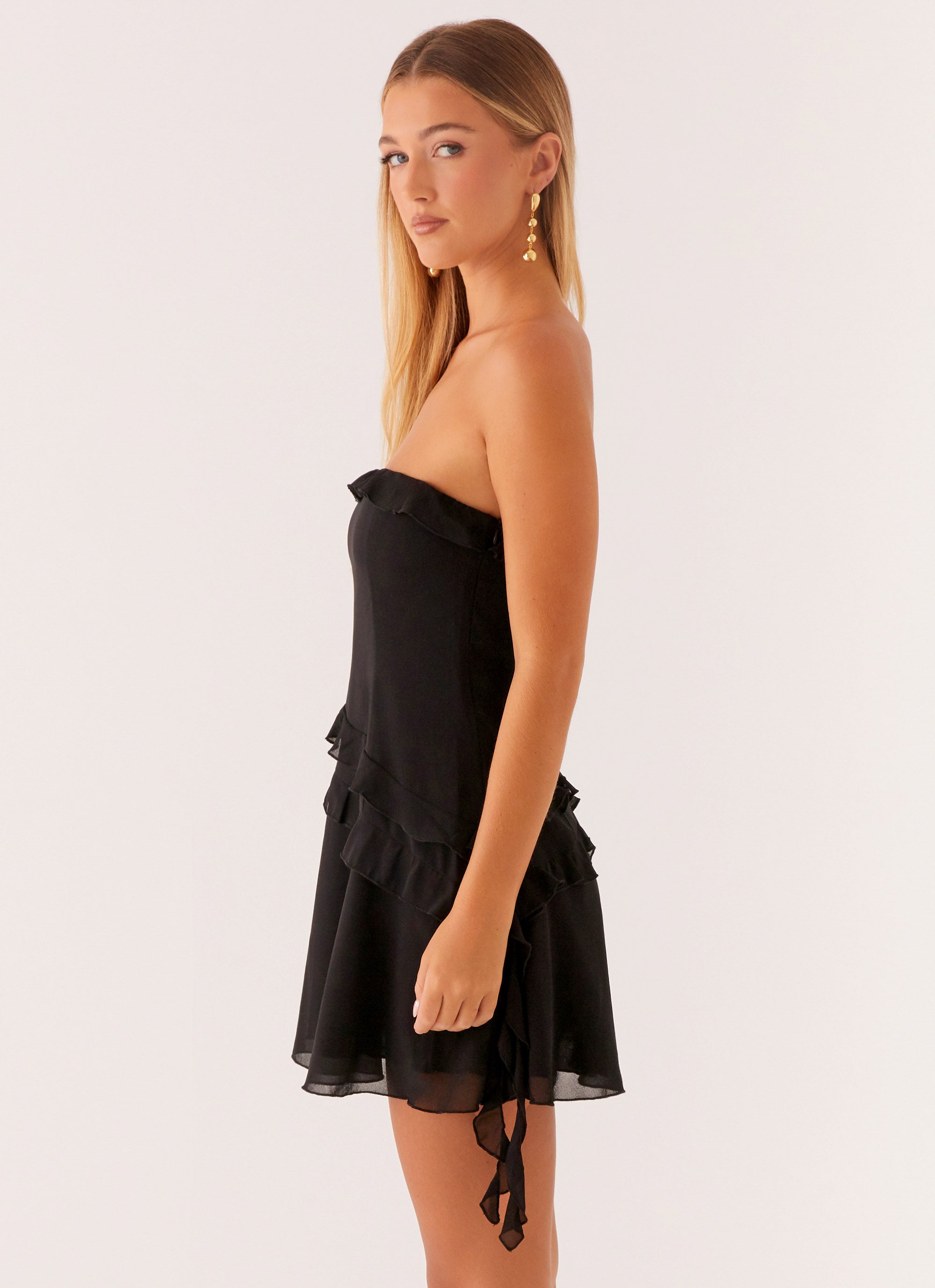 brodie tiered mini dress brodie tiered mini dress DARLA BRODIE MINI DRESS MEDIUM