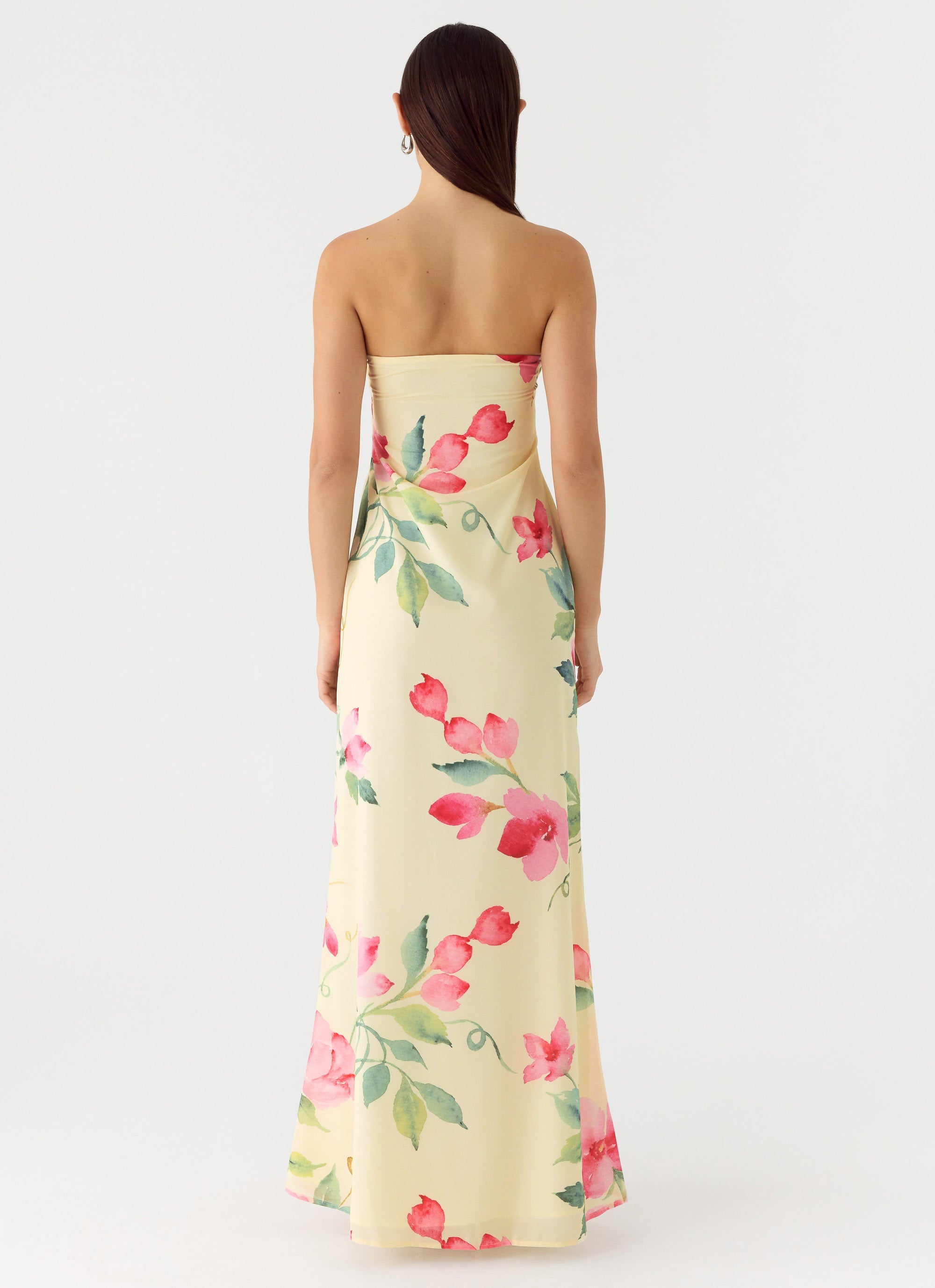 jarlo bridesmaid dresses Bronte Strapless Maxi Dress