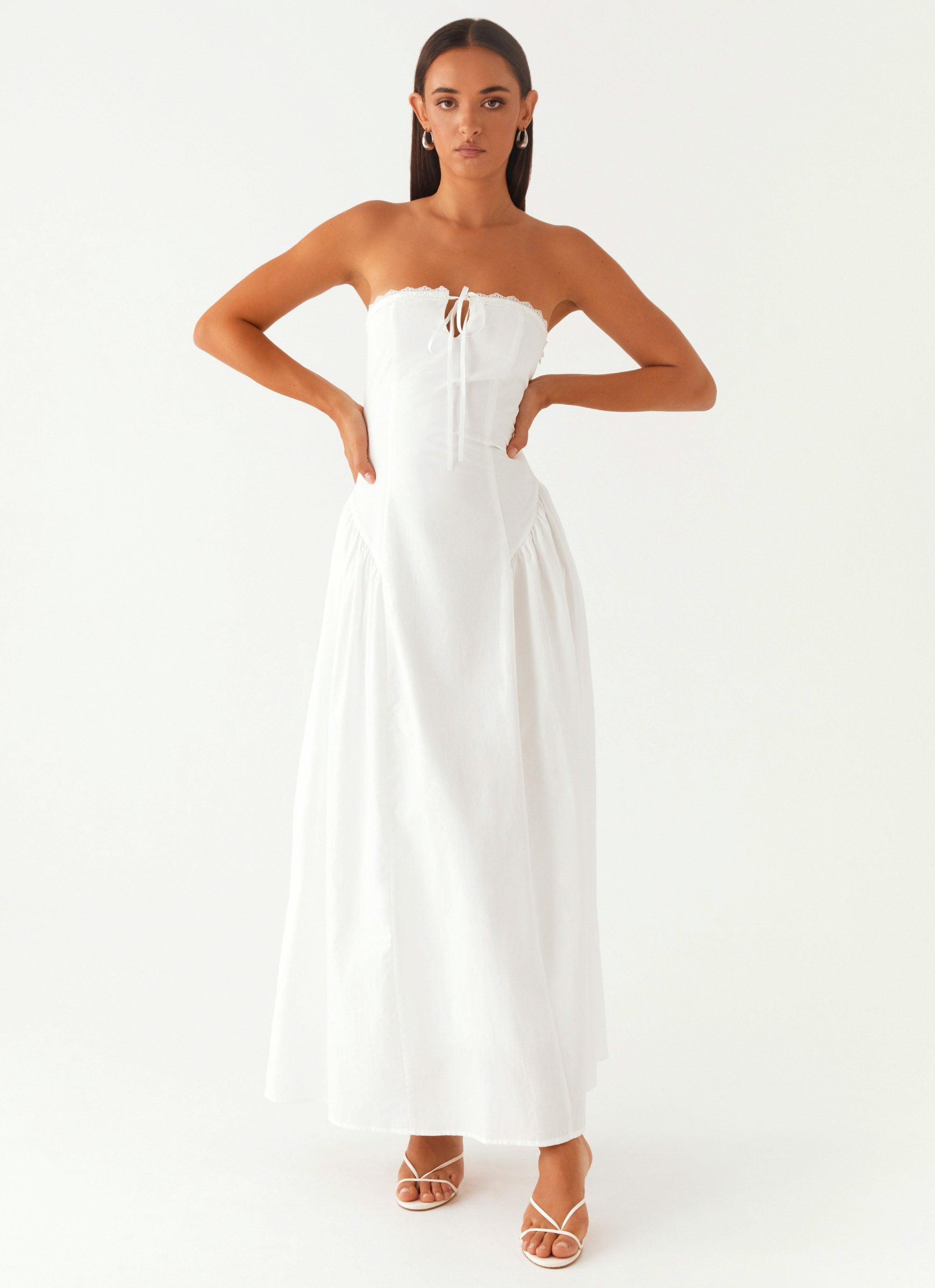 Burleigh Maxi Dress - Ivory Ivory / US 12 Burleigh Maxi Dress - Ivory Ivory / US 12