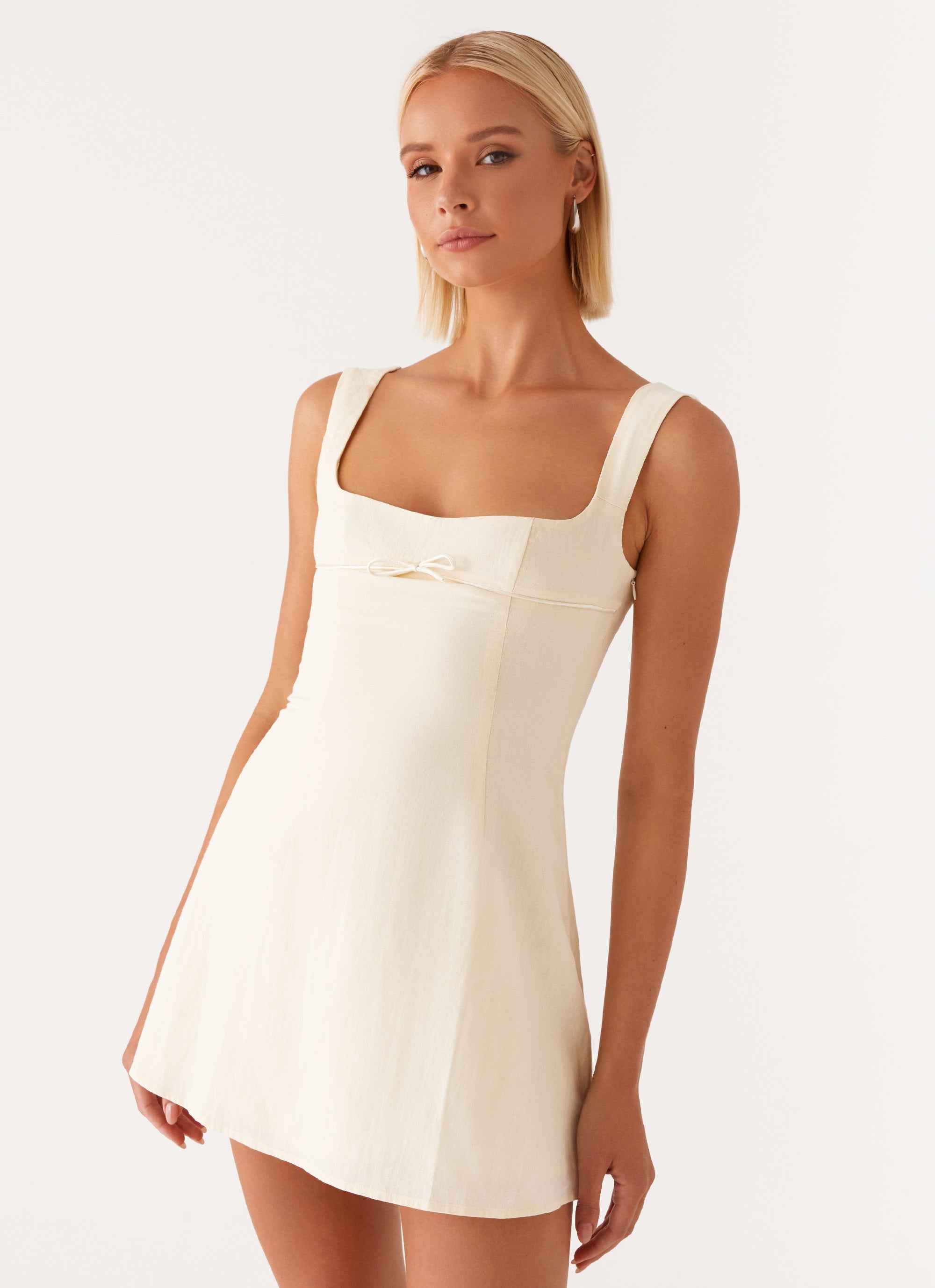 Cadence Mini Dress - Yellow Peppermayo US Cadence Mini Dress - Yellow Peppermayo US