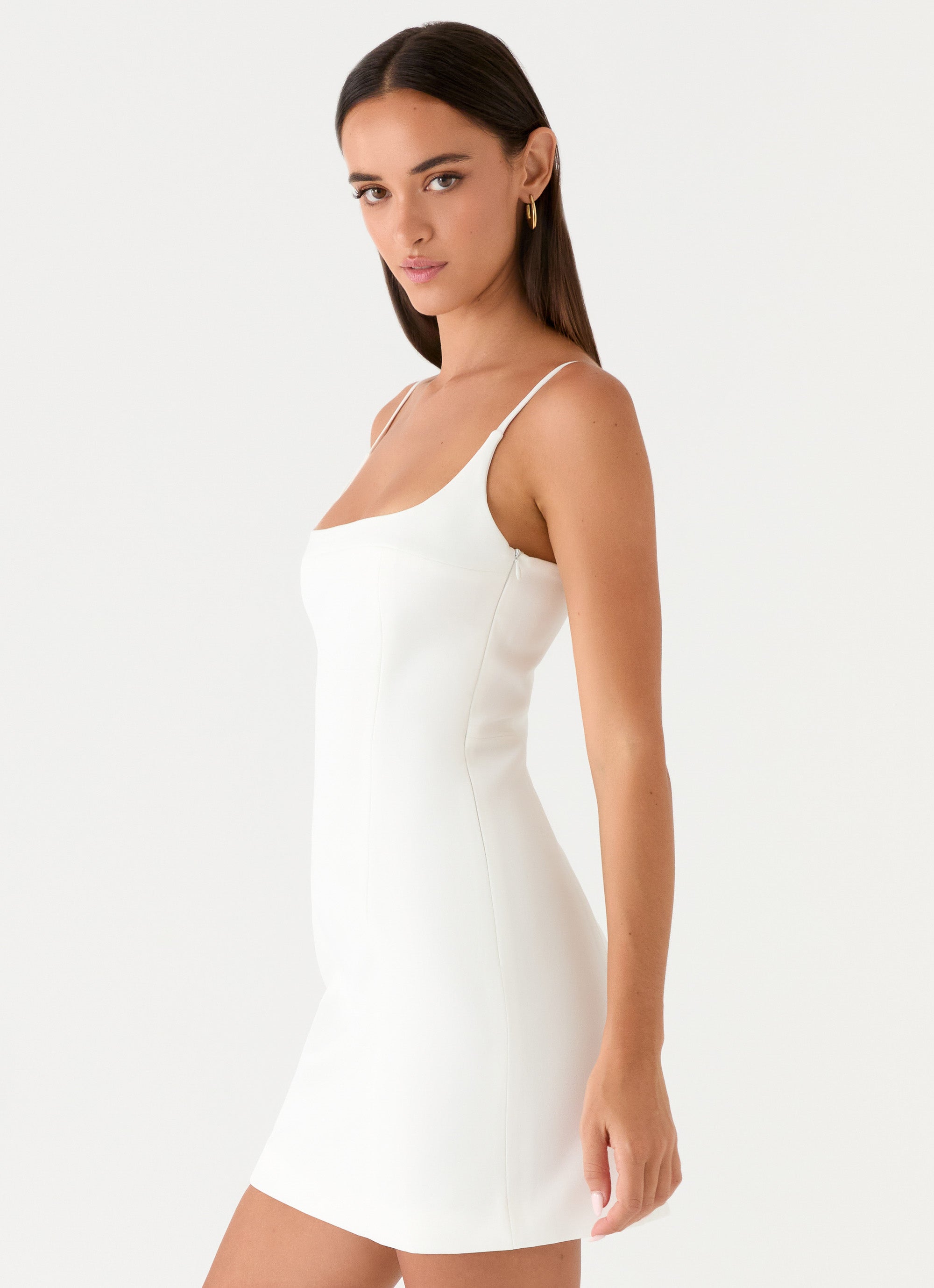 Caelia Mini Dress - White White / US 10