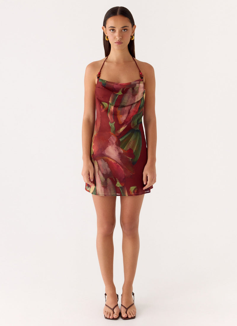 Camilla Cowl Mini Dress - Cuba Cuba
