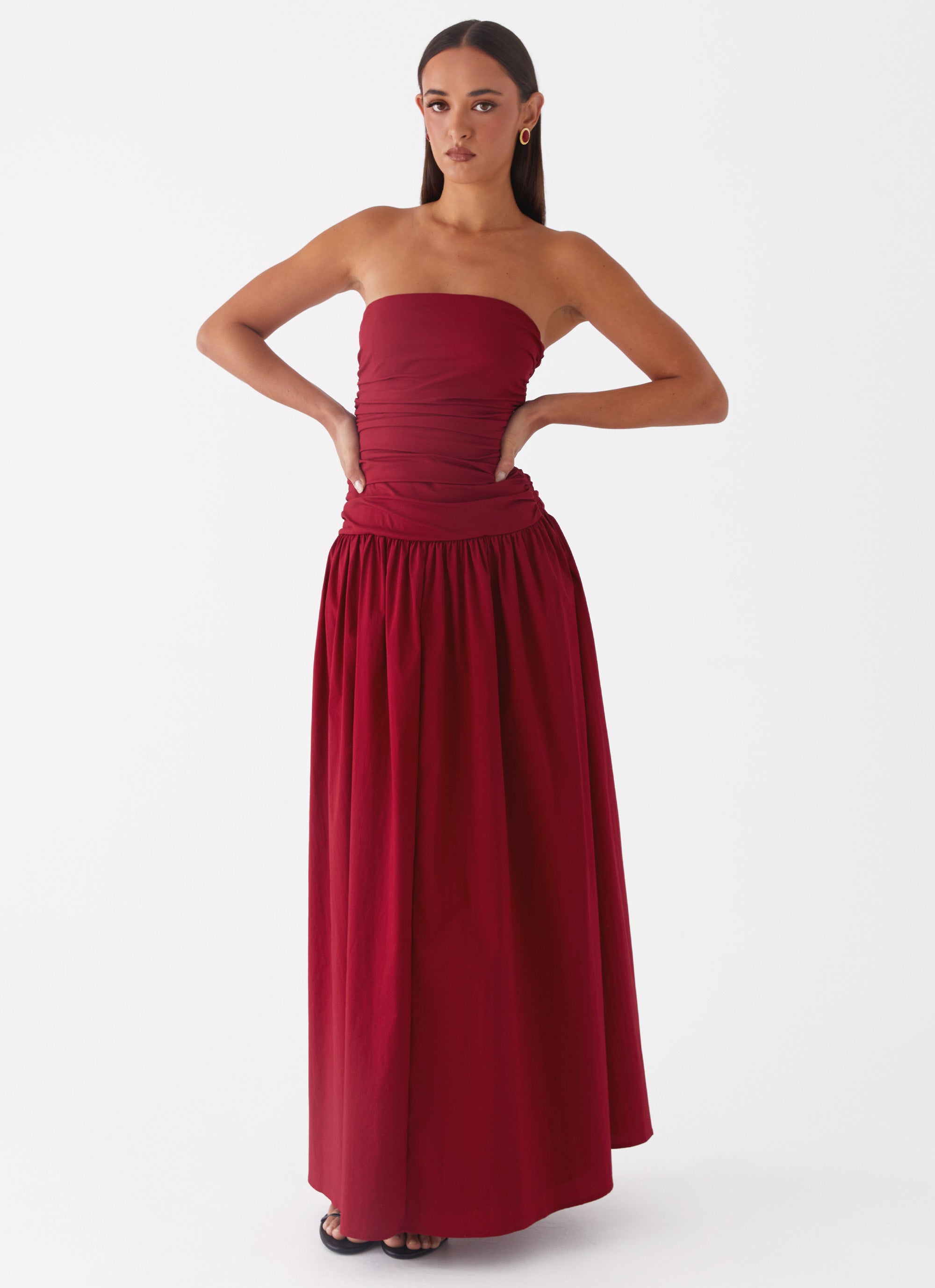 Carmel Maxi Dress - Merlot Merlot / US 14 Carmel Maxi Dress - Merlot Merlot / US 14