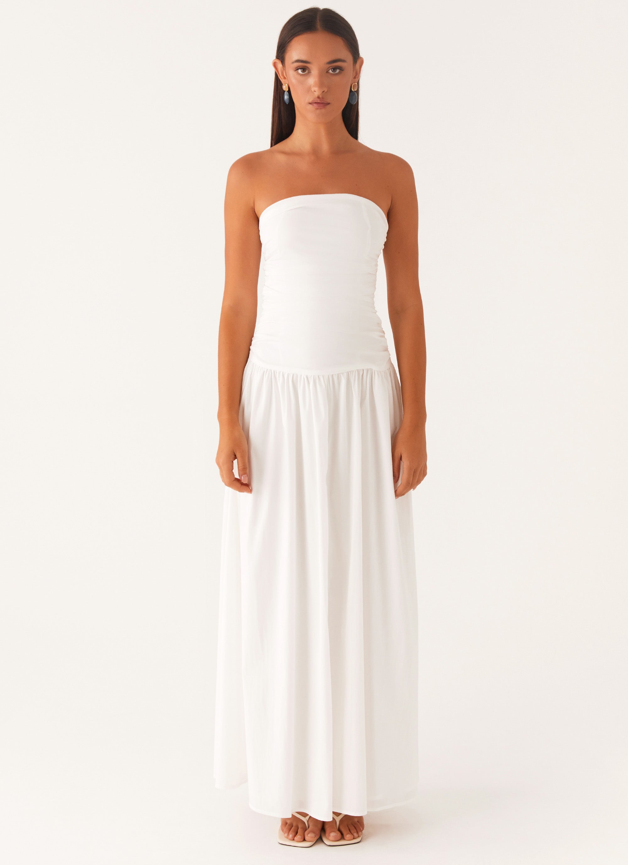 Carmel Maxi Dress - White White / US 18 Carmel Maxi Dress - White White / US 18