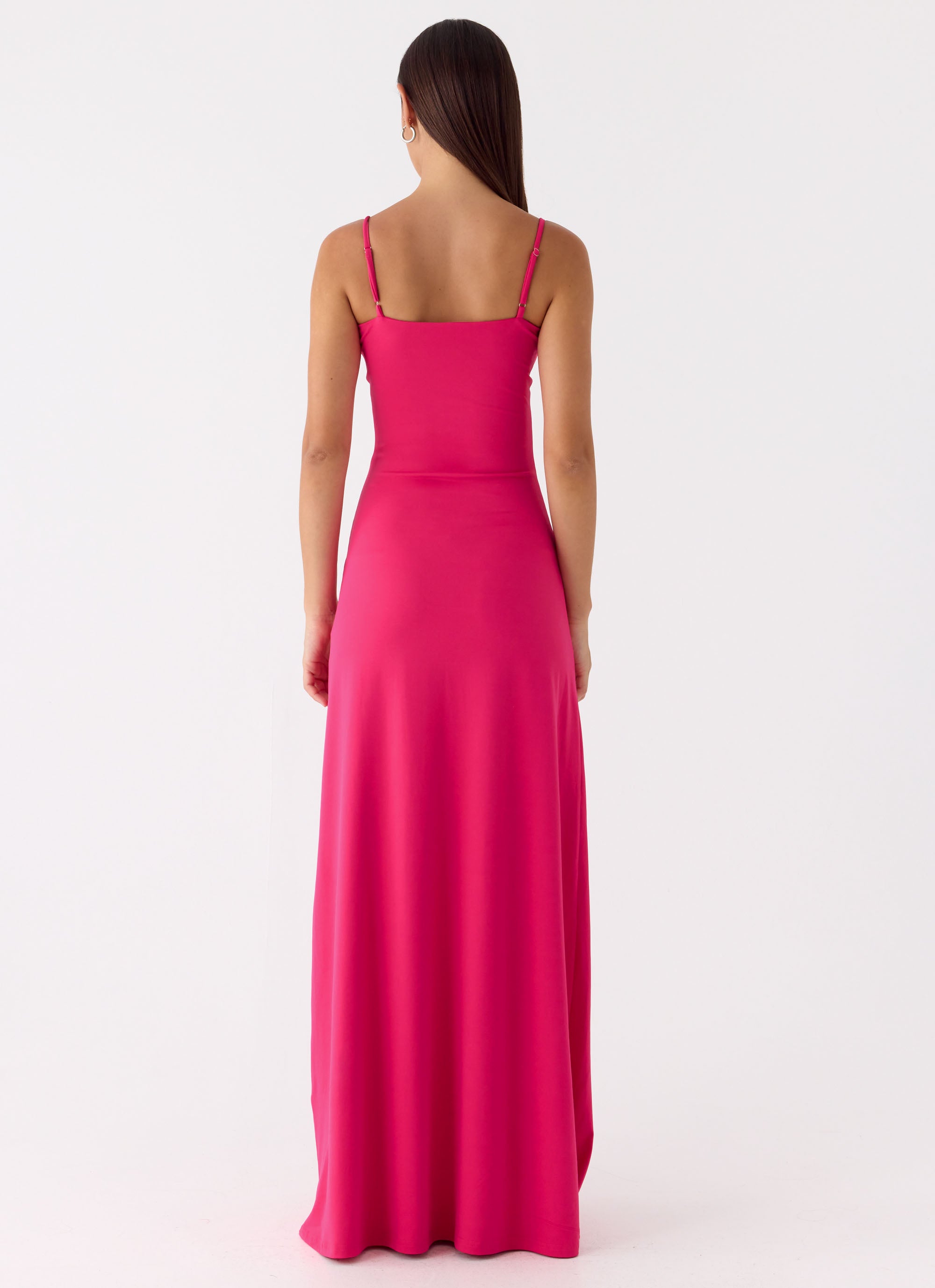 Carmine Embellished Maxi Dress - Fuchsia Fuchsia / US 4 Carmine Embellished Maxi Dress - Fuchsia Fuchsia / US 4
