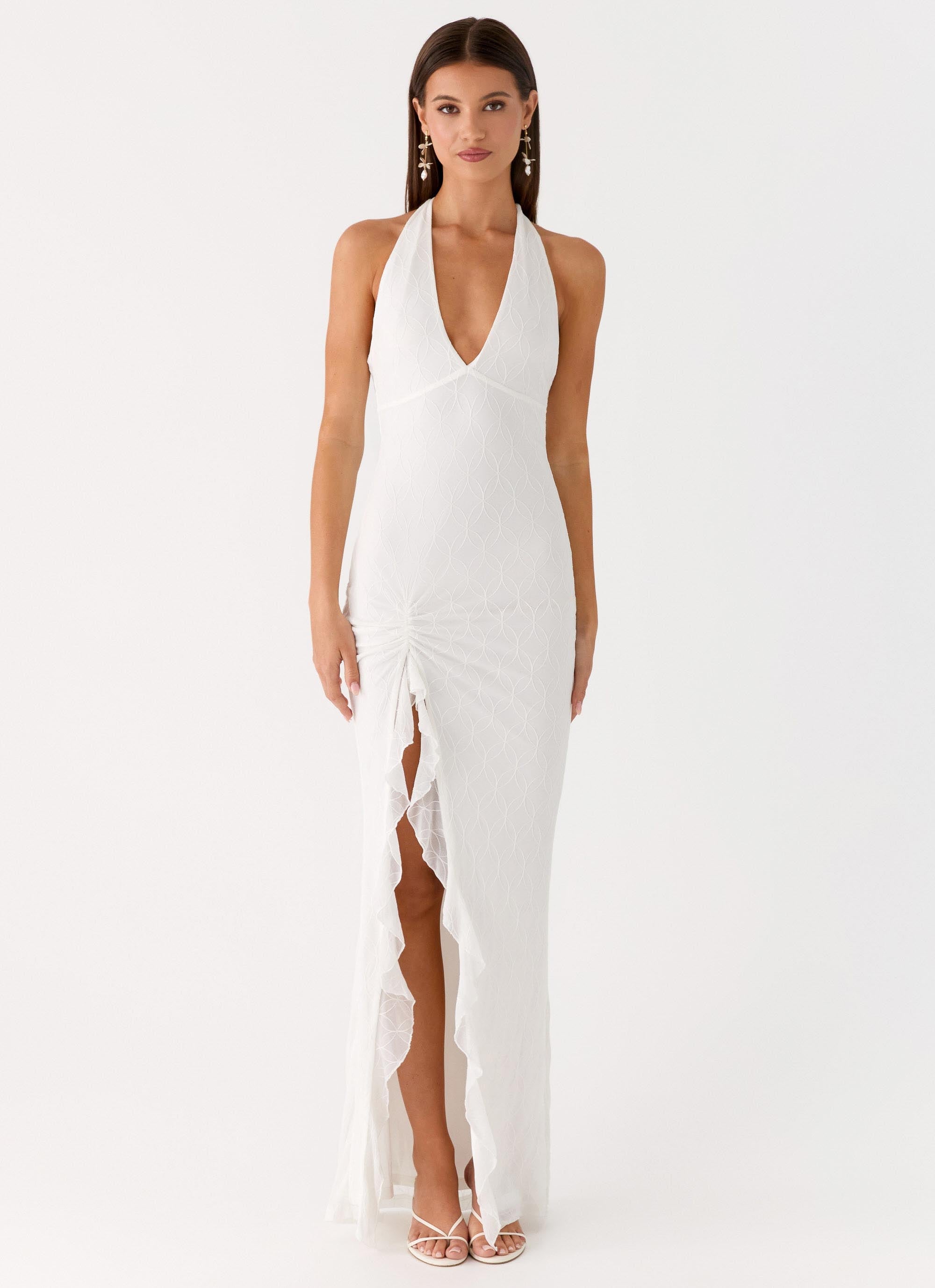 Charmed By You Maxi Dress - White White / US 16 Charmed By You Maxi Dress - White White / US 16