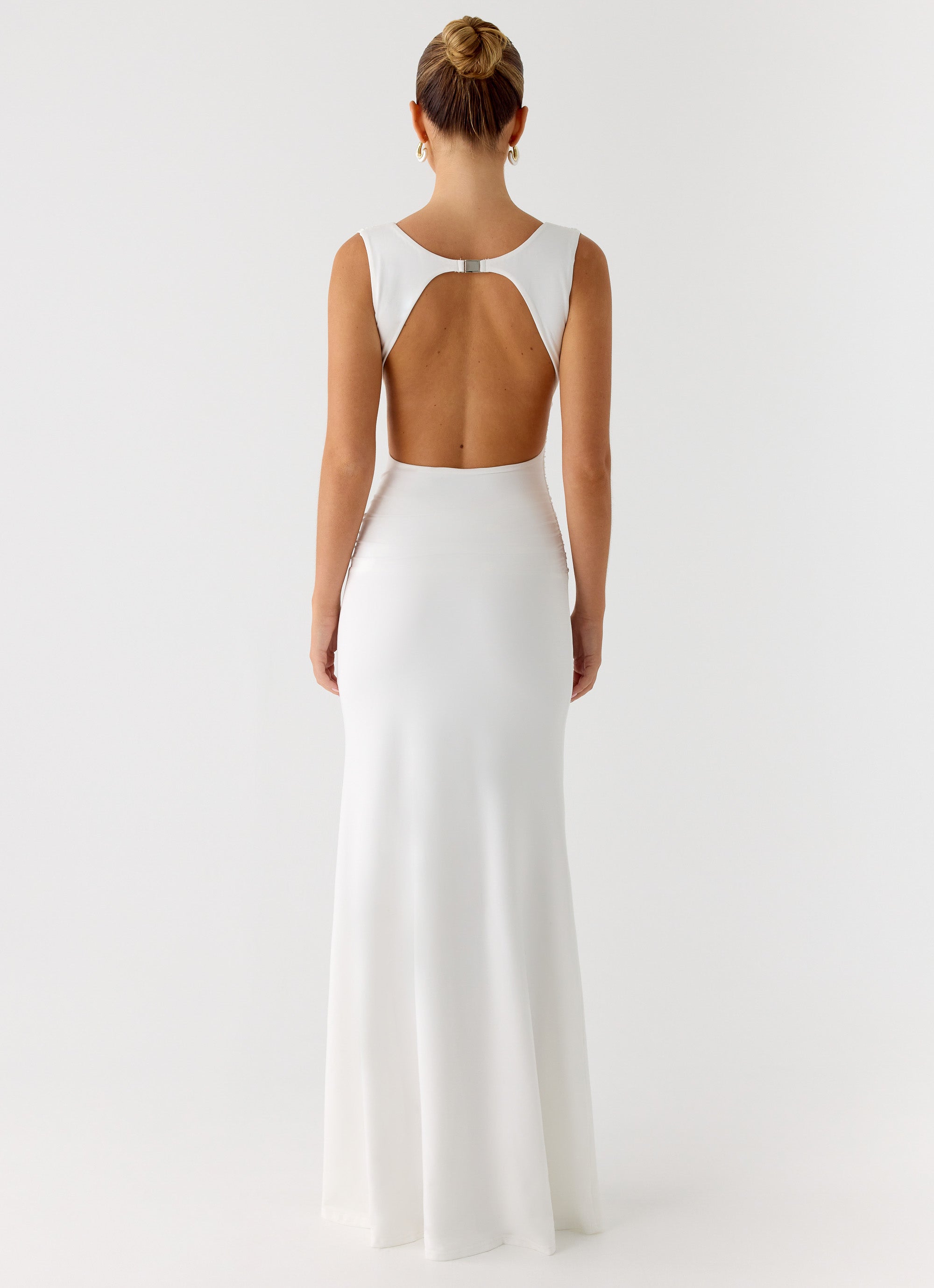 peppermayo white maxi dress White Sorority Dress | Carmel Maxi Dress