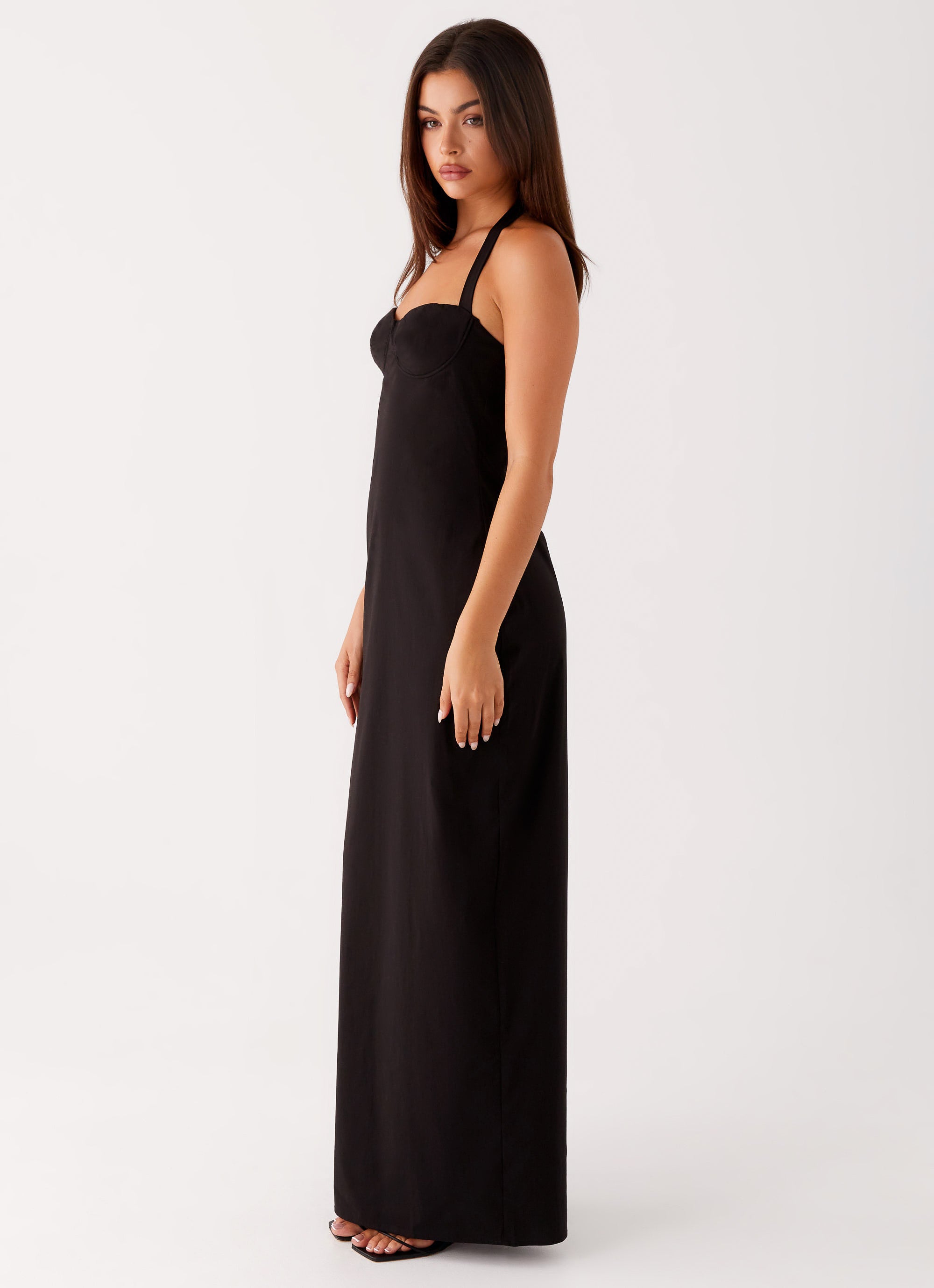 Cheryl Maxi Dress - Black Black / US 10 Cheryl Maxi Dress - Black Black / US 10