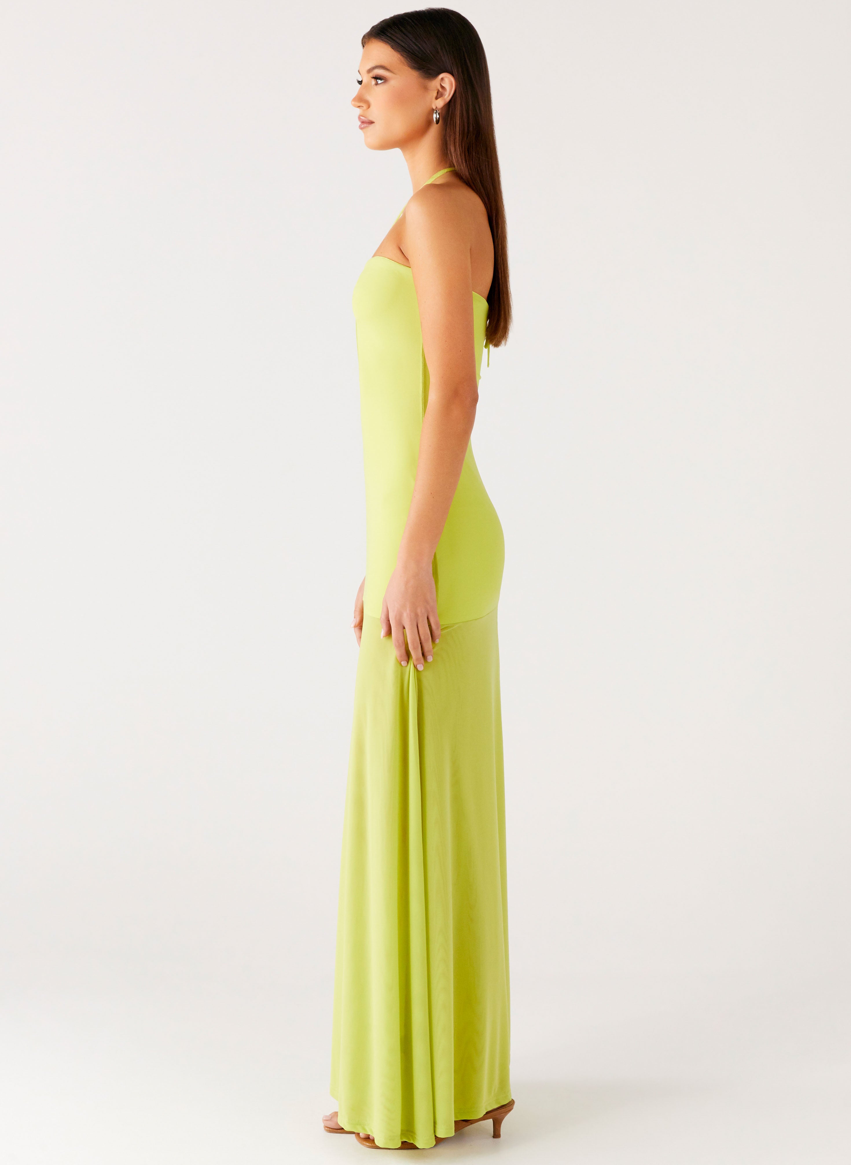 Claria Maxi Dress - Lime Lime / US 12 Claria Maxi Dress - Lime Lime / US 12