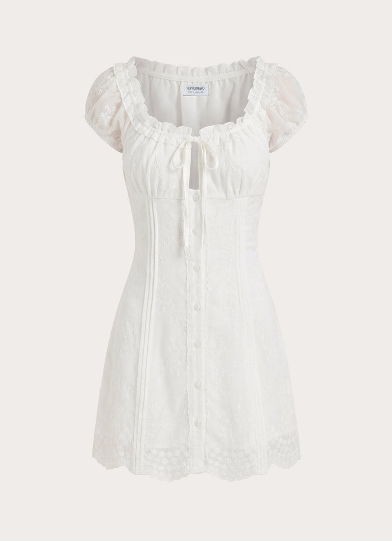Complexity Mini Dress - White