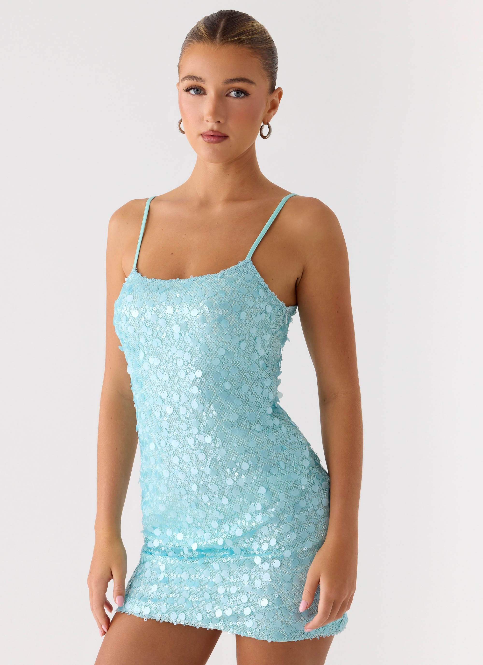 Danali Mini Dress - Blue Blue / US 8 Danali Mini Dress - Blue Blue / US 8