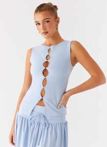Dawn Drift Top - Blue