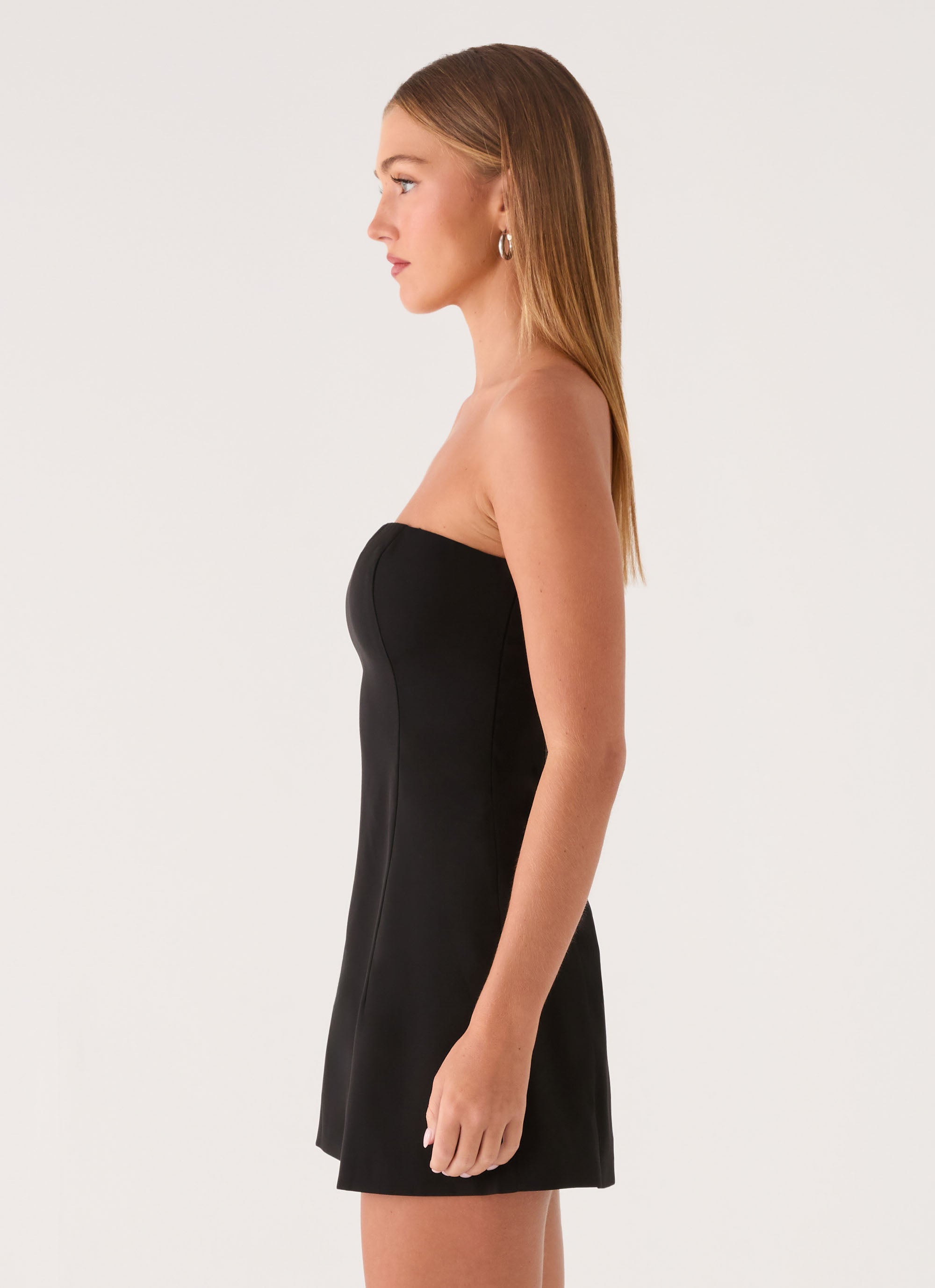 Della Strapless Mini Dress - Black Black / US 8 Della Strapless Mini Dress - Black Black / US 8