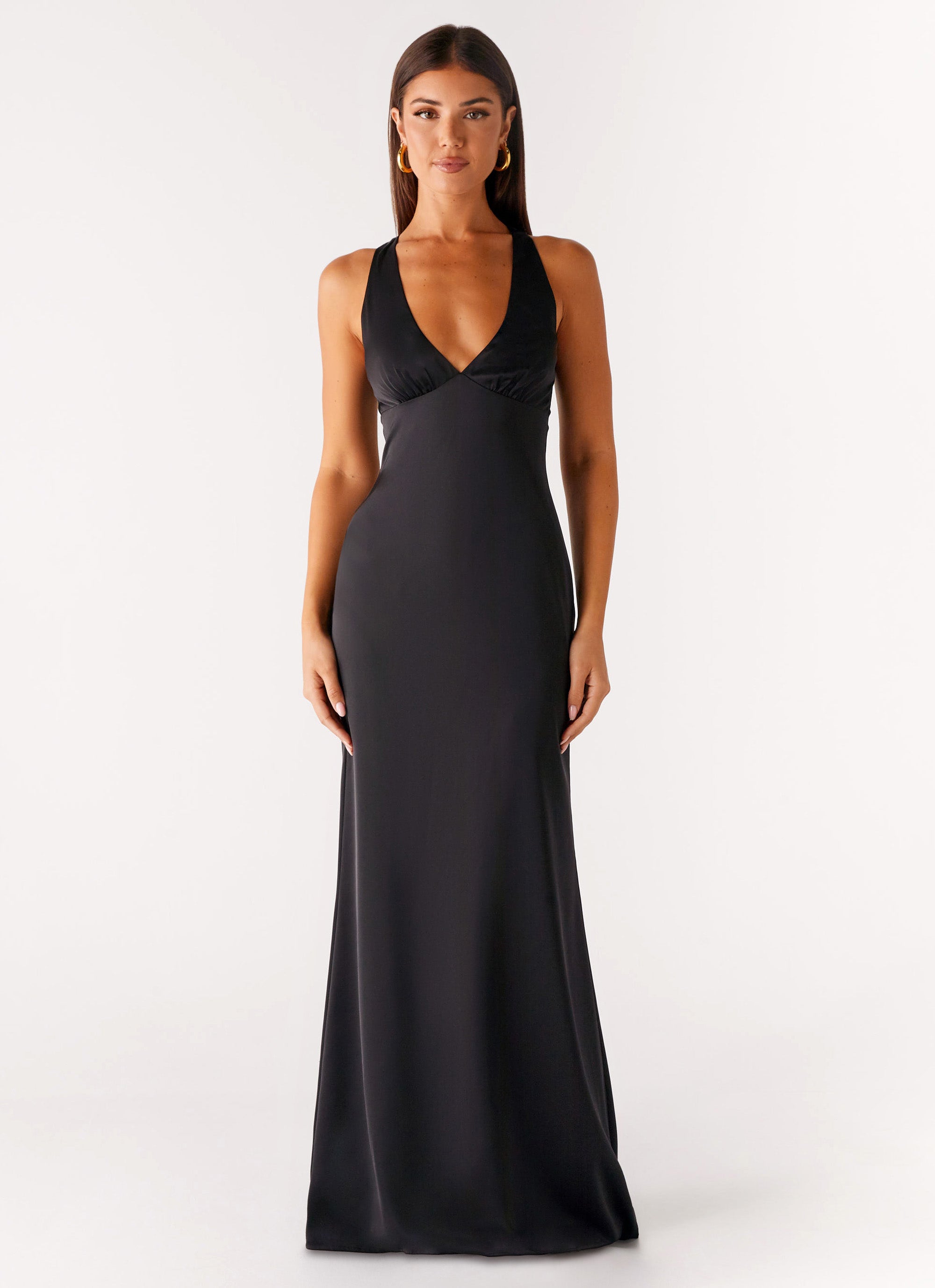 Desi Halterneck Maxi Dress - Black Peppermayo US Desi Halterneck Maxi Dress - Black Peppermayo US