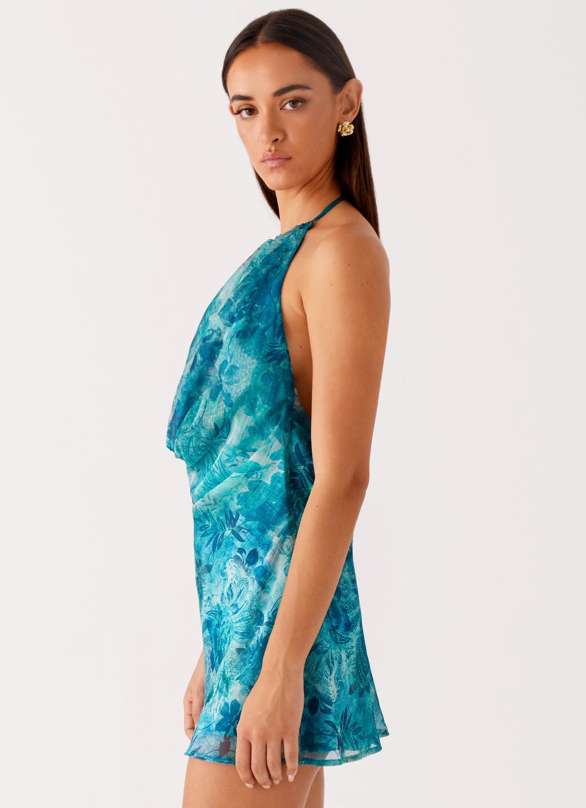 Ele Mini Dress - Teal Peppermayo US Ele Mini Dress - Teal Peppermayo US