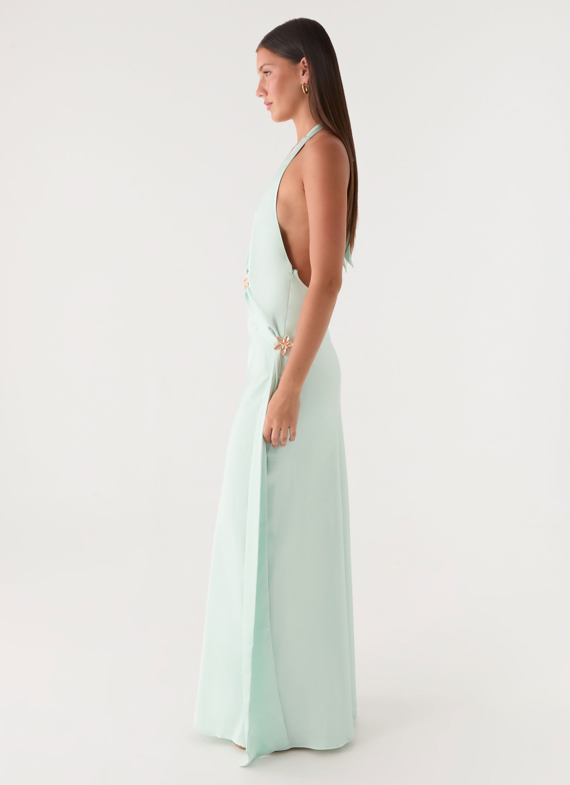 Eleni Halter Maxi Dress