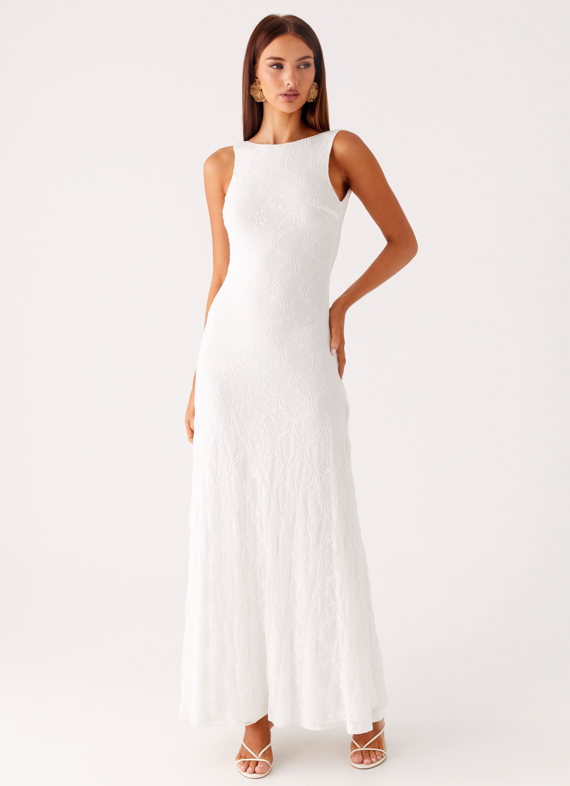 Embrace The Sun Maxi Dress - White White / US 12 Embrace The Sun Maxi Dress - White White / US 12