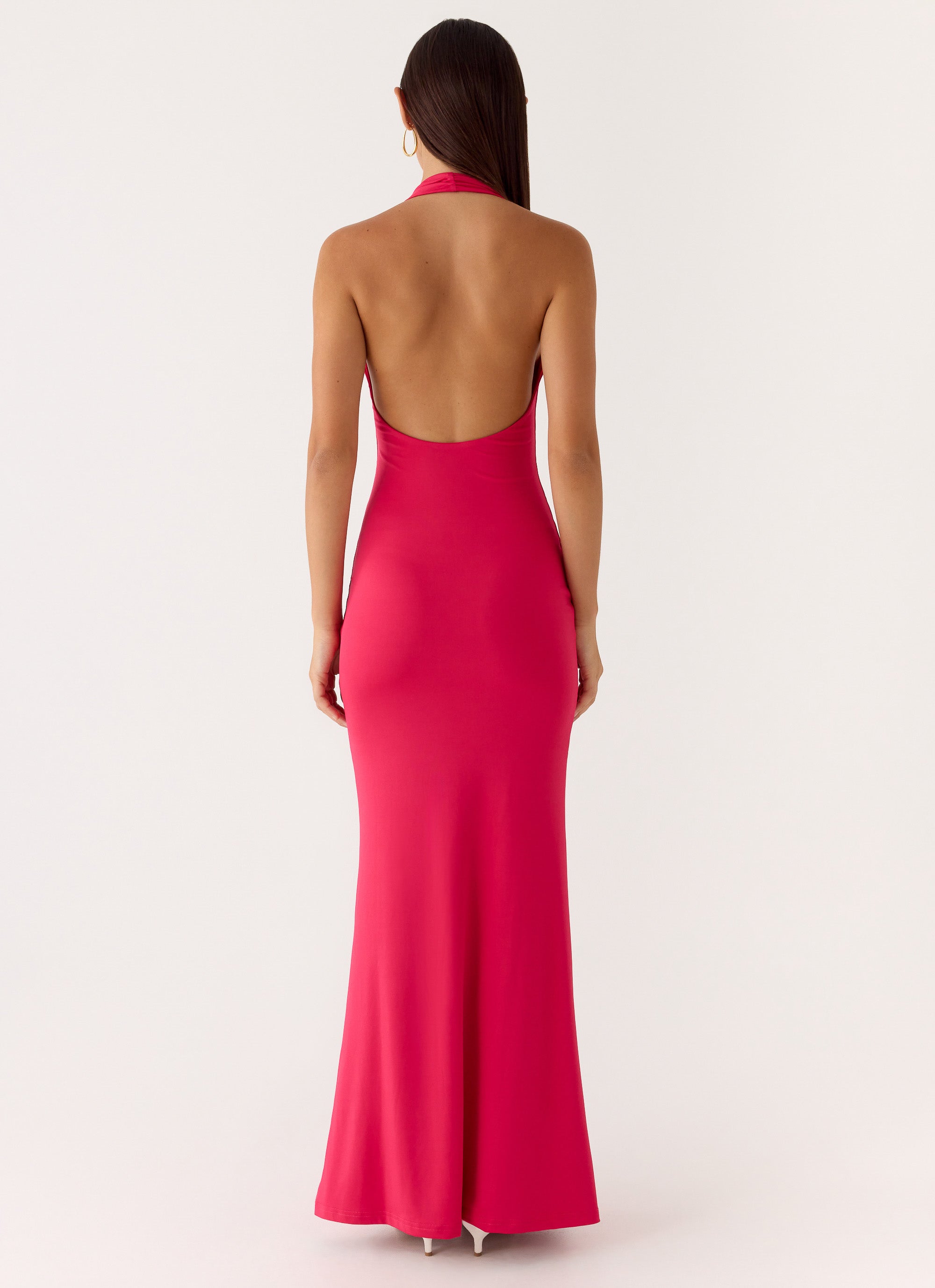 Emiliana Maxi Dress - Red Magenta Red Magenta / US 8 Emiliana Maxi Dress - Red Magenta Red Magenta / US 8
