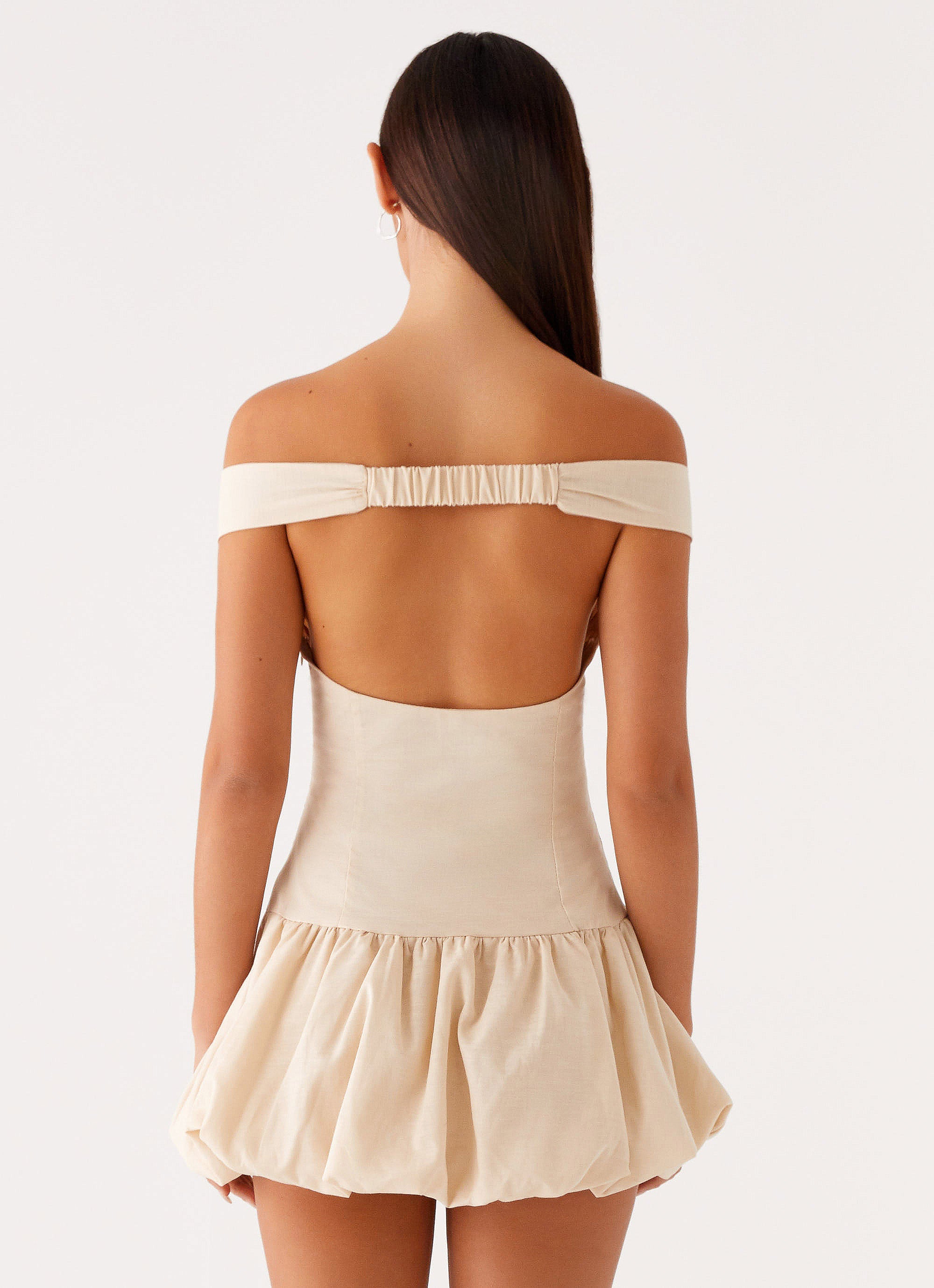 peppermayo off the shoulder dress Endless Romance Off Shoulder Mini Dress