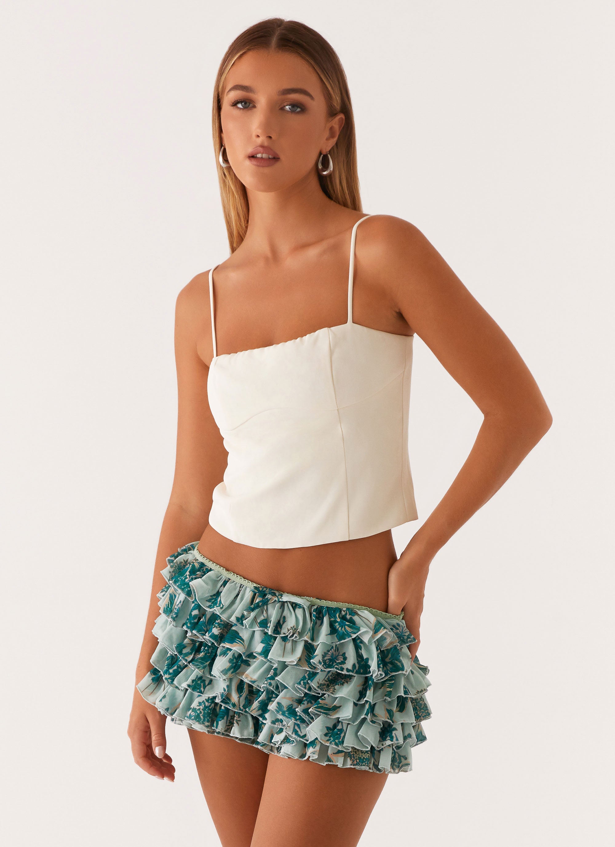 Entertain Me Bloomer Shorts - Cloud Nine Floral – Peppermayo US