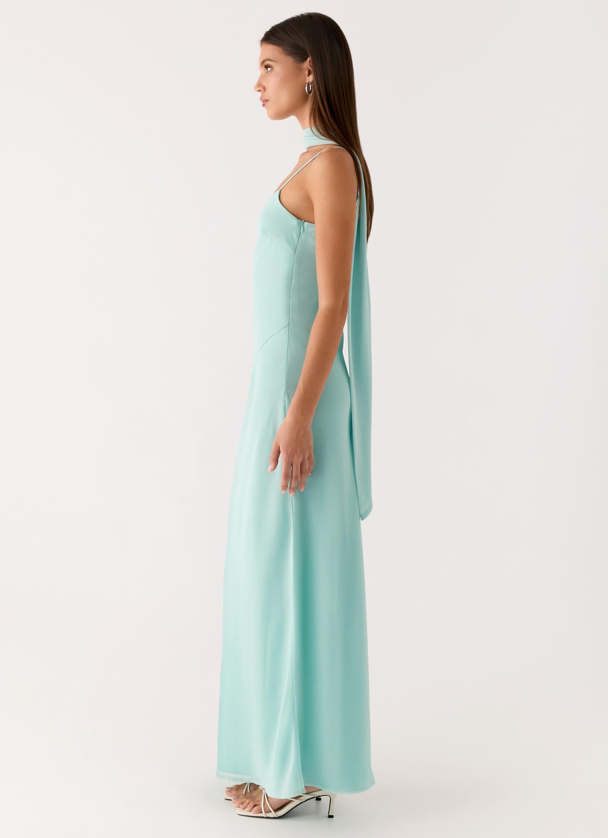 Eternelle Square Neck Maxi Dress - Teal Eternelle Square Neck Maxi Dress - Teal