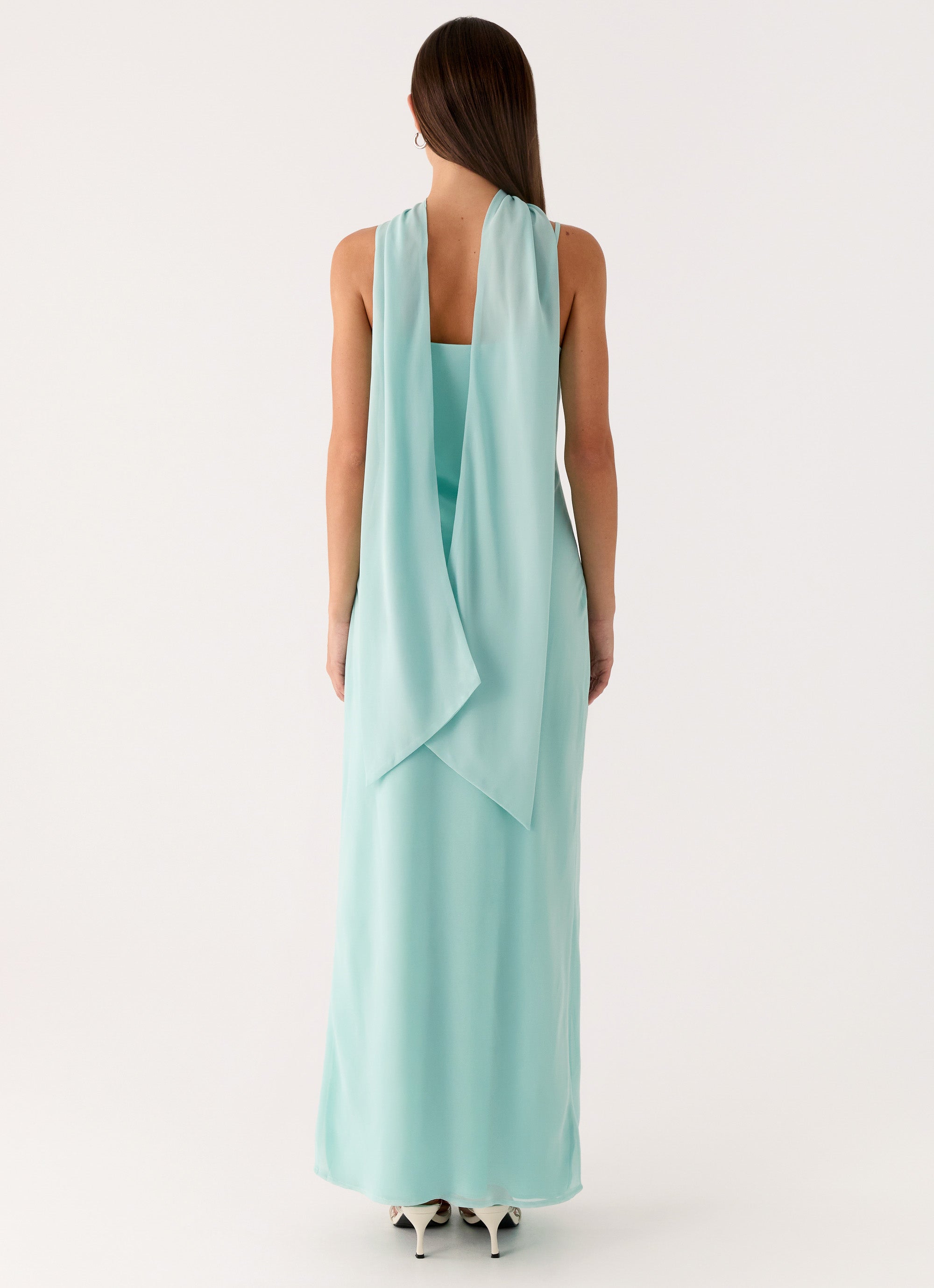 Eternelle Square Neck Maxi Dress - Teal Eternelle Square Neck Maxi Dress - Teal