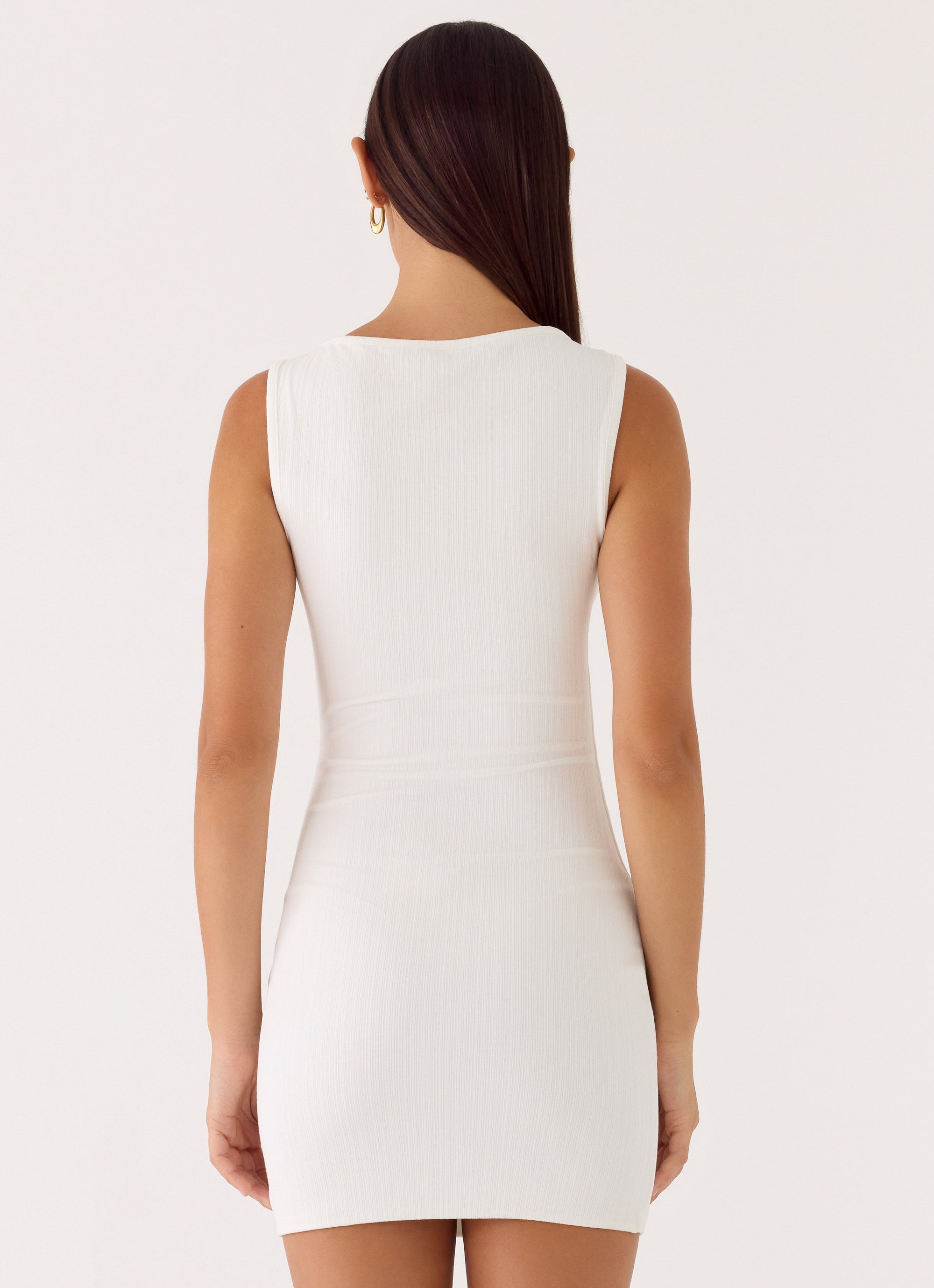 strapless open back dress Everly Mini Dress