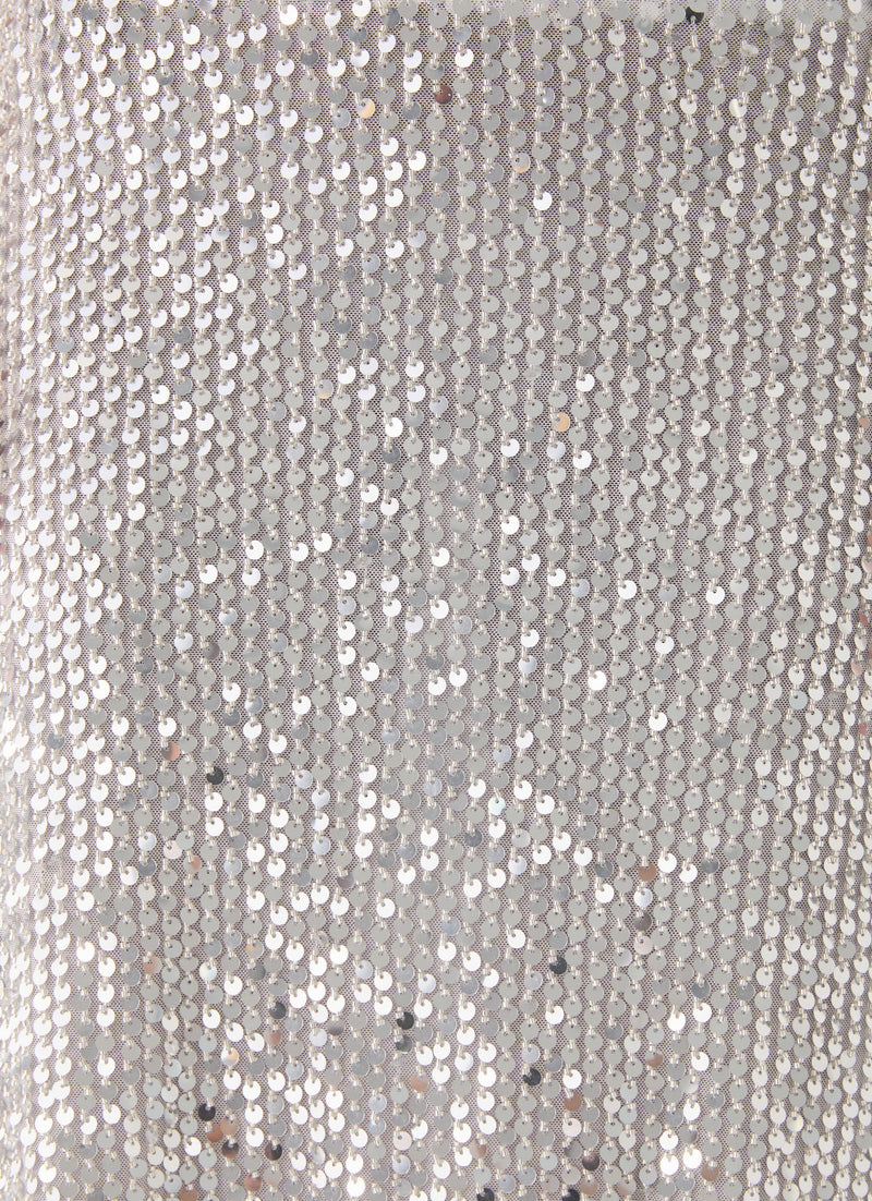 Evodia Sequin Tank Top - Silver