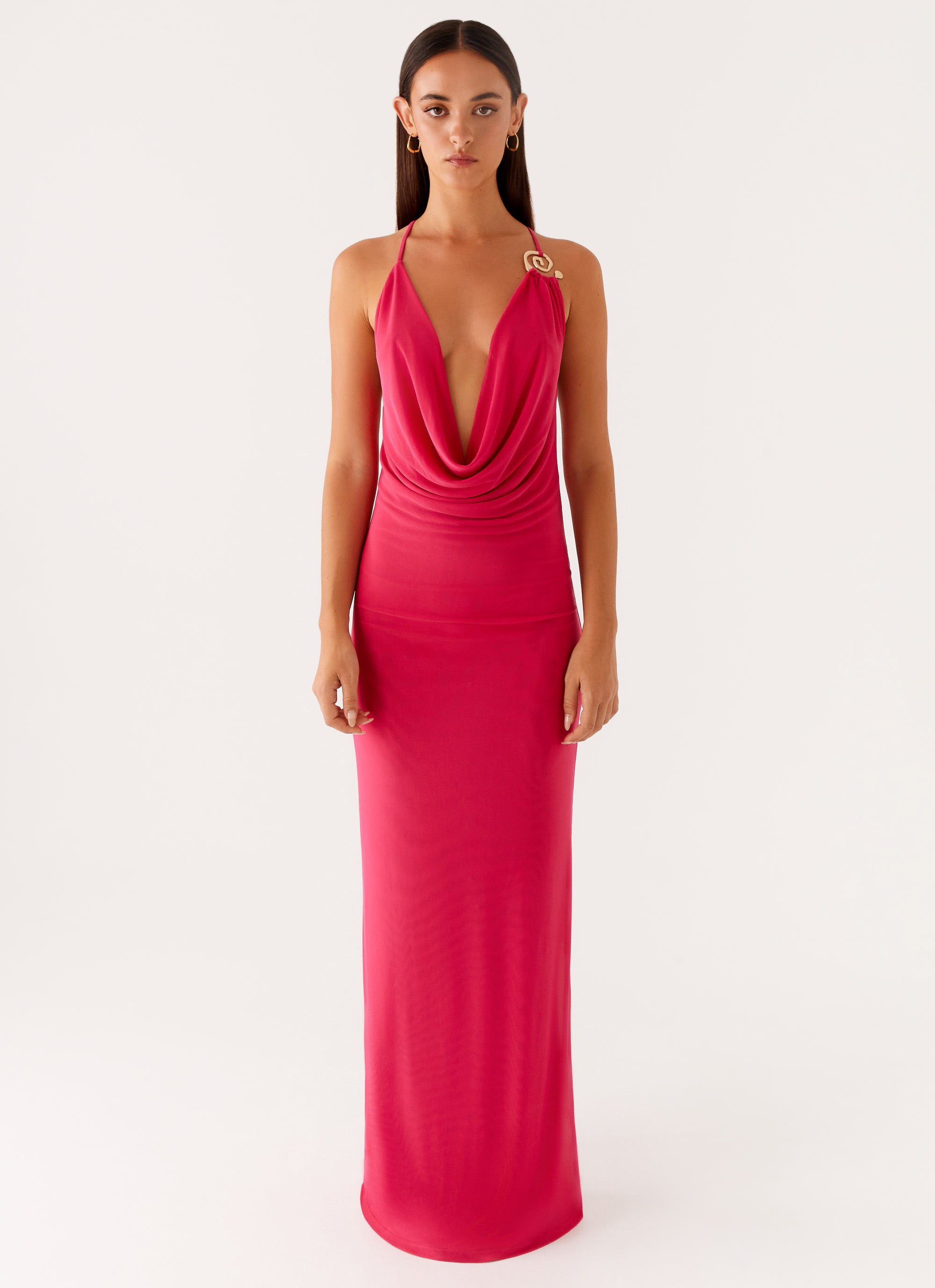 Game Player Maxi Dress - Hot Pink Hot Pink / US 8 Game Player Maxi Dress - Hot Pink Hot Pink / US 8