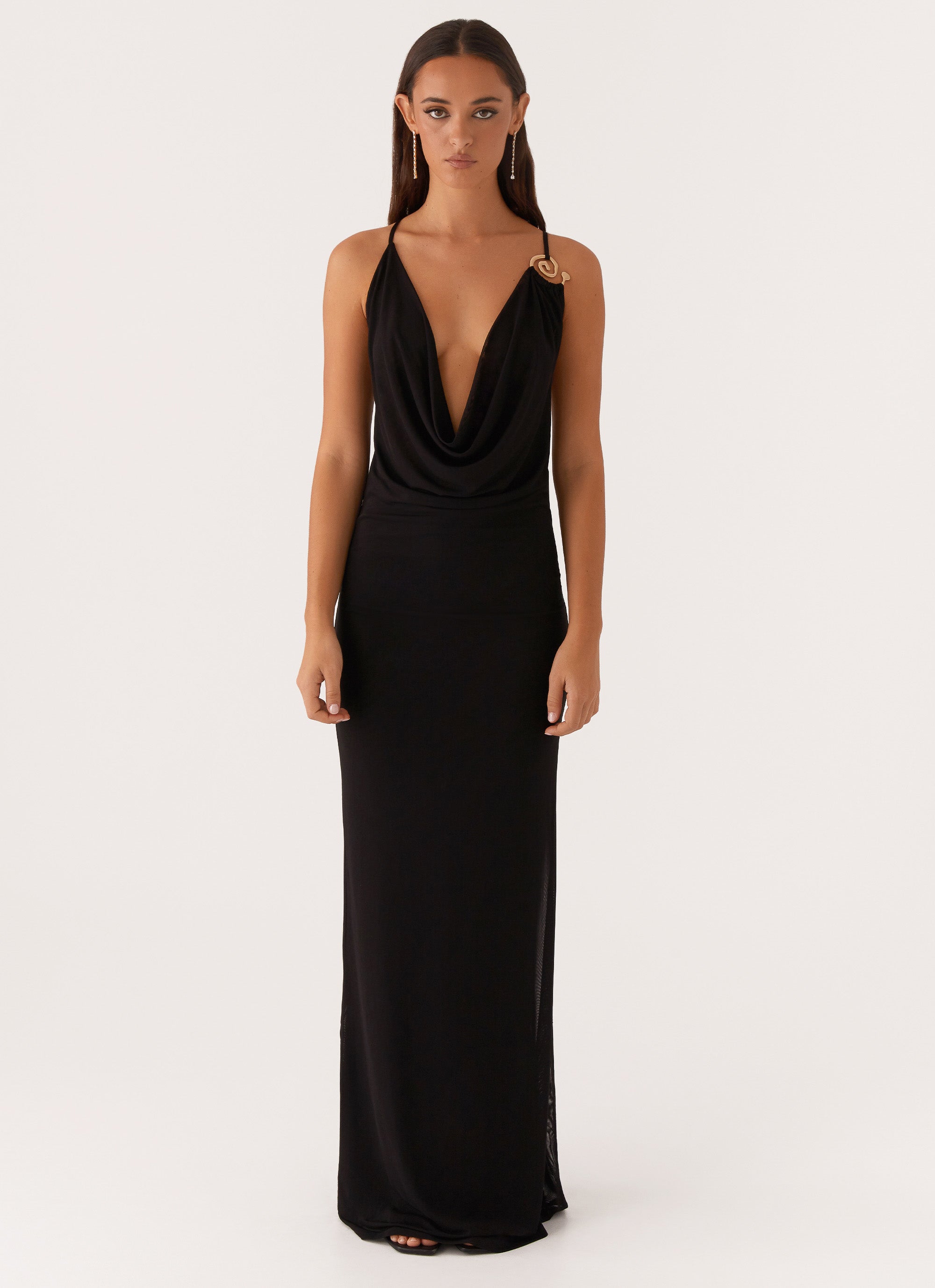 Game Player Maxi Dress - Black Black / US 12 Game Player Maxi Dress - Black Black / US 12