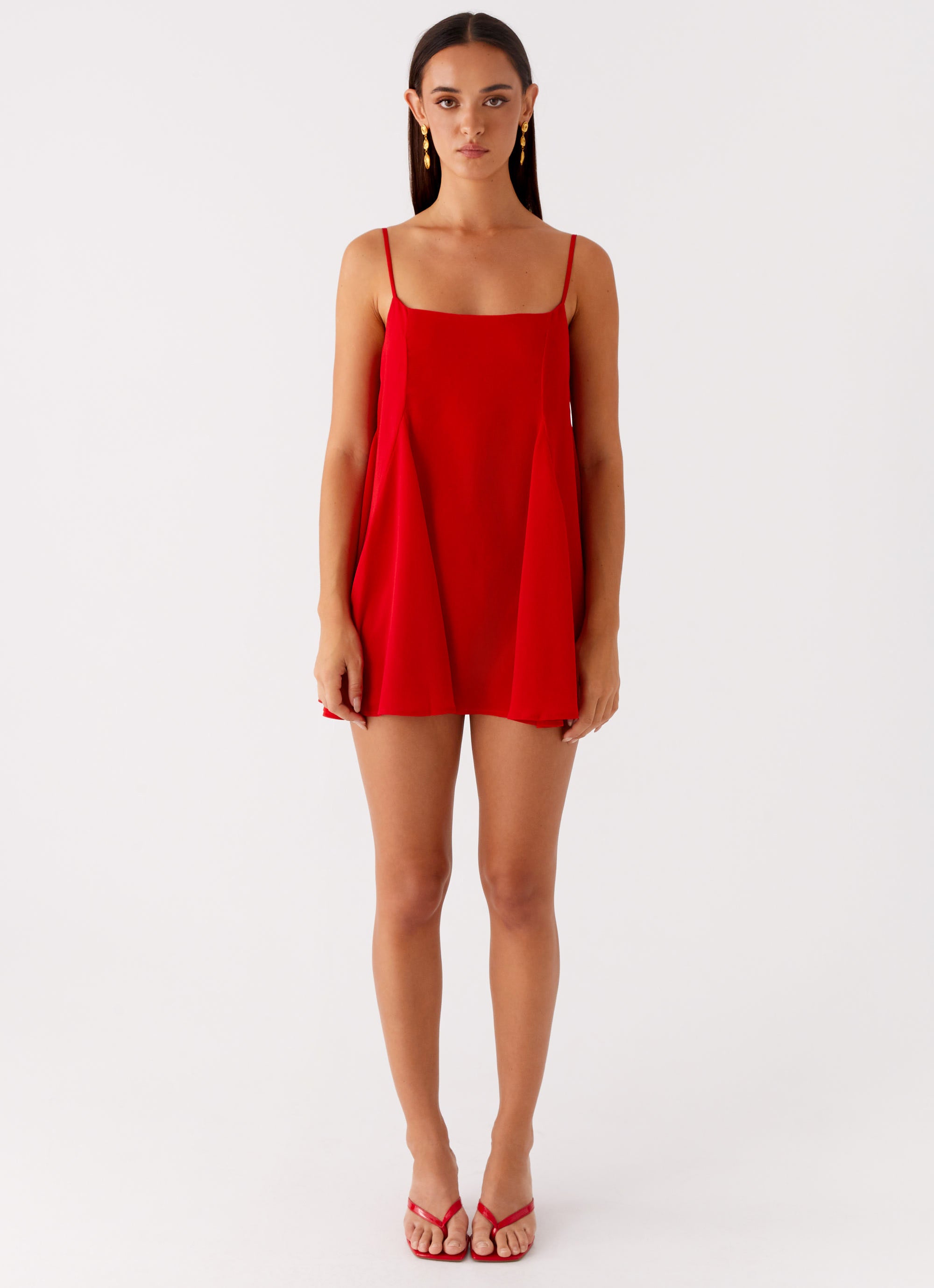 godets short dress MS. GODET ASYMMETRIC YELLOW MINI DRESS | CULT MIA