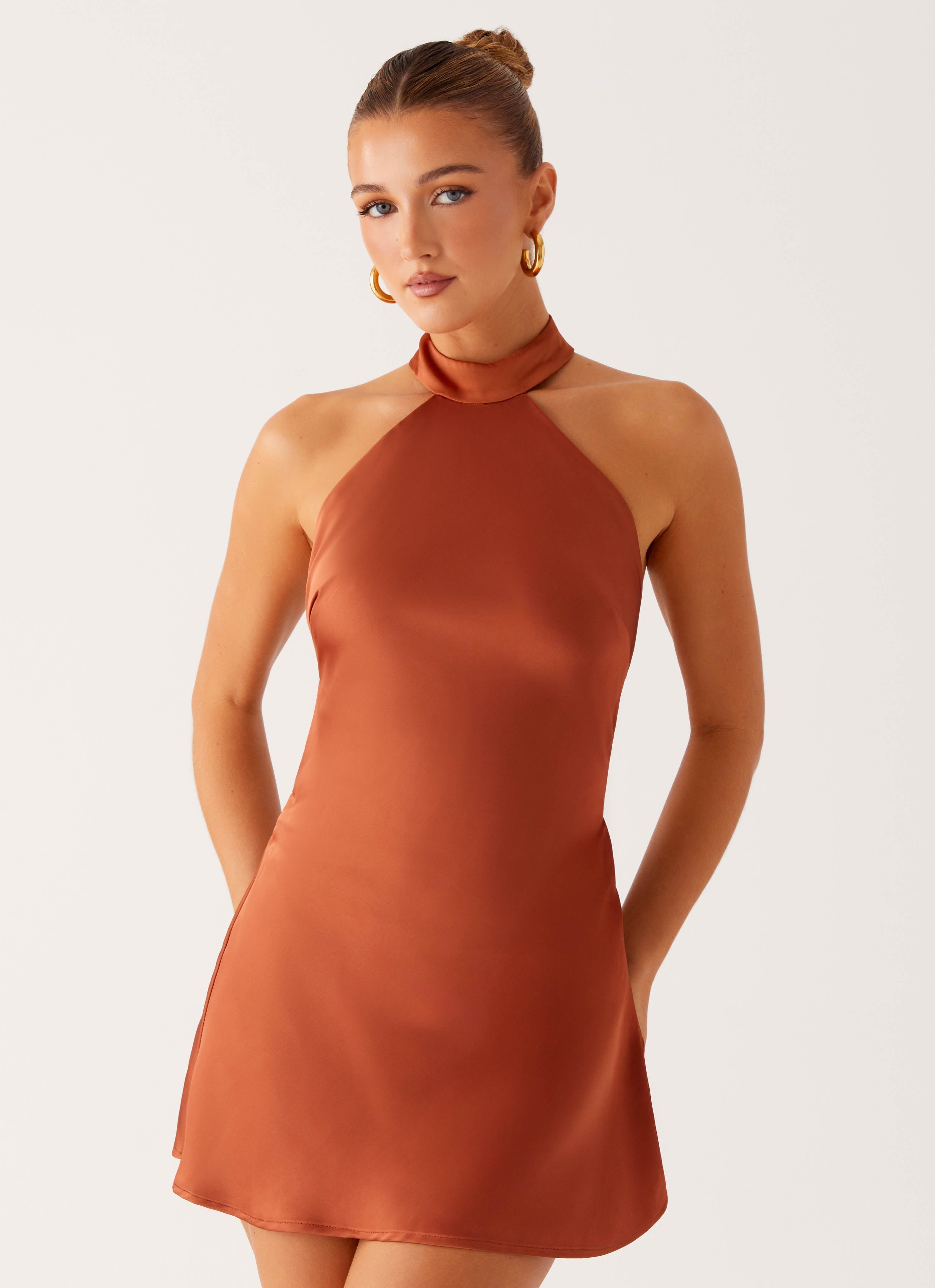 Golden Dunes Mini Dress - Rust Rust / US 8 Golden Dunes Mini Dress - Rust Rust / US 8