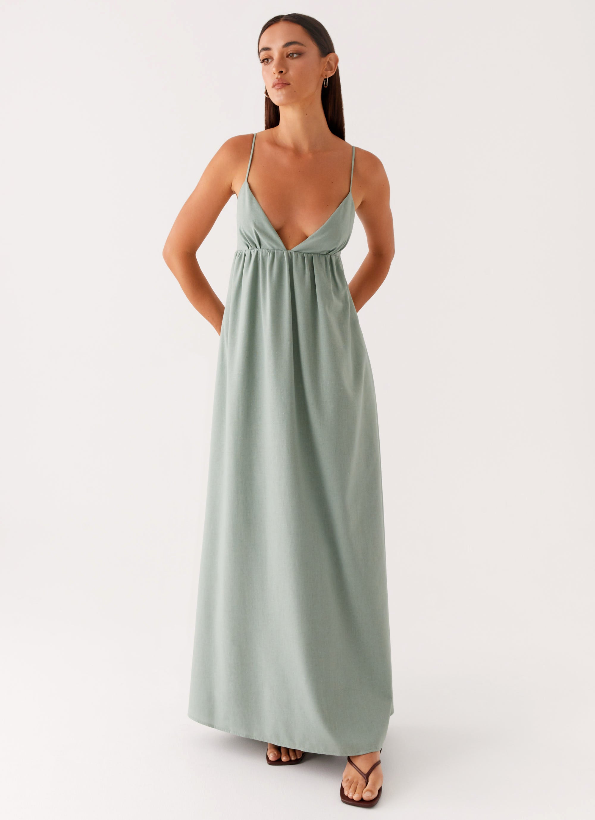 Greer Maxi Dress - Sage Peppermayo US Greer Maxi Dress - Sage Peppermayo US